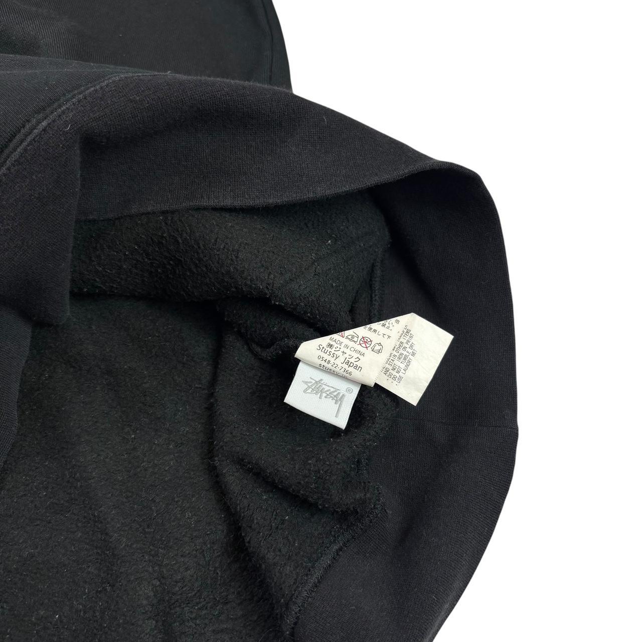 Stussy arc logo spellout pullover hoodie (M)