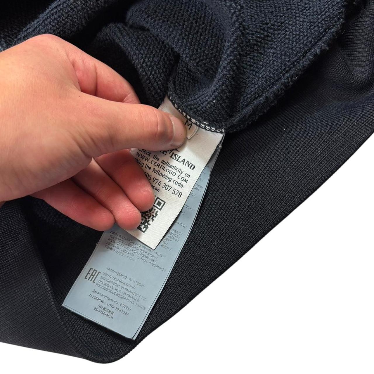 Stone island navy pullout sweatshirt (M)