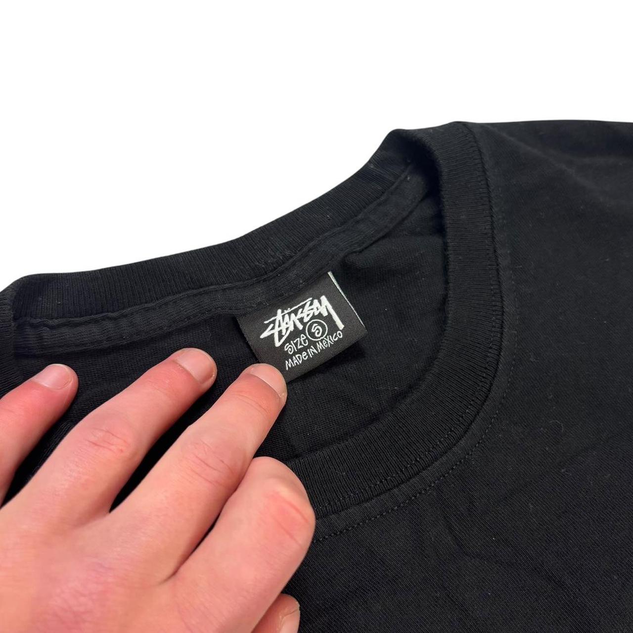 Stussy black graphic T shirt (S)