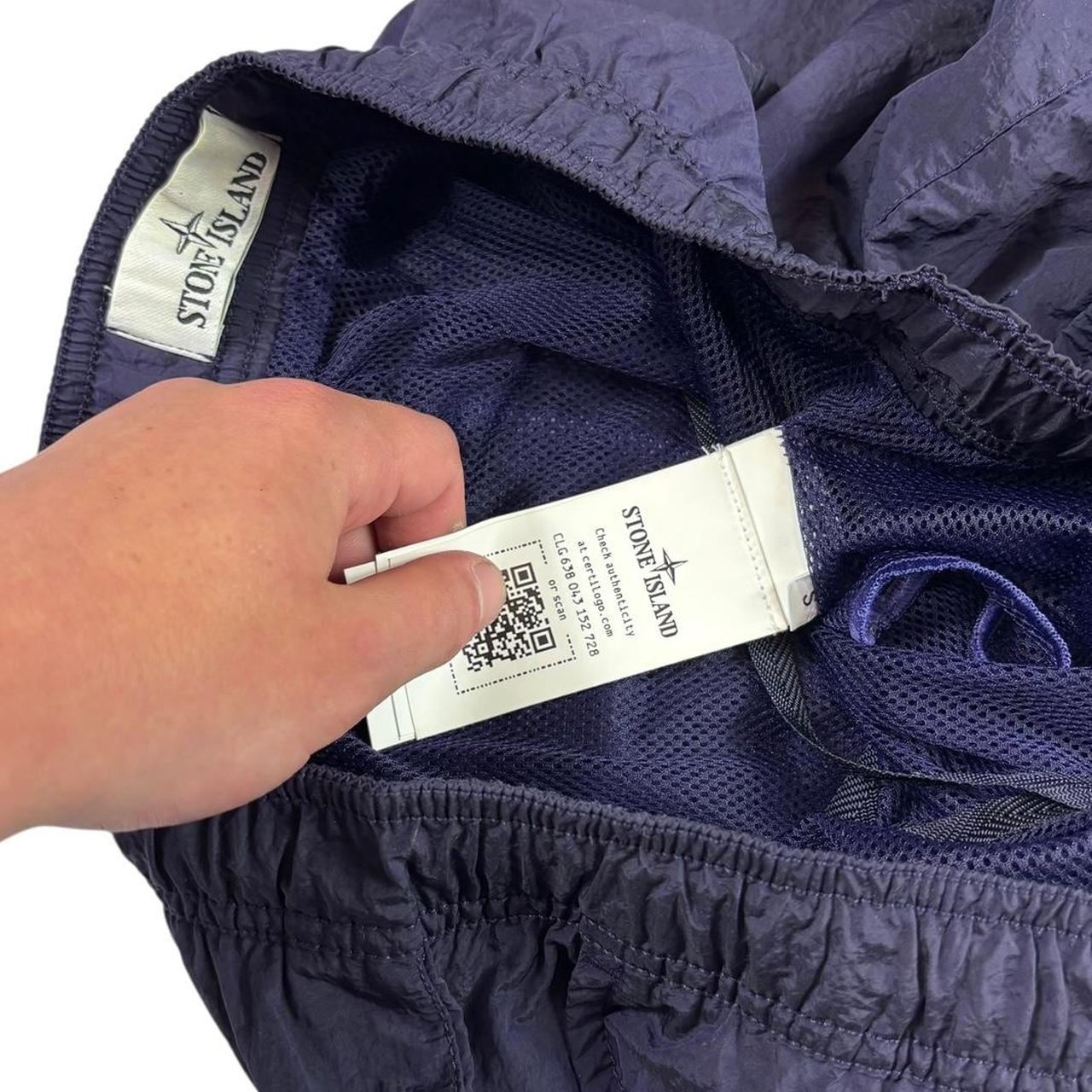 Stone island nylon metal shimmer swimming shorts (S)