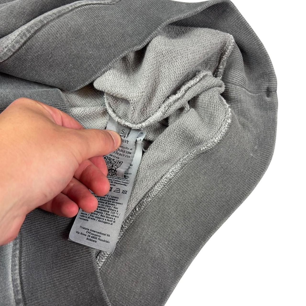 CP company grey Re-colour pullover sweatshirt (S)