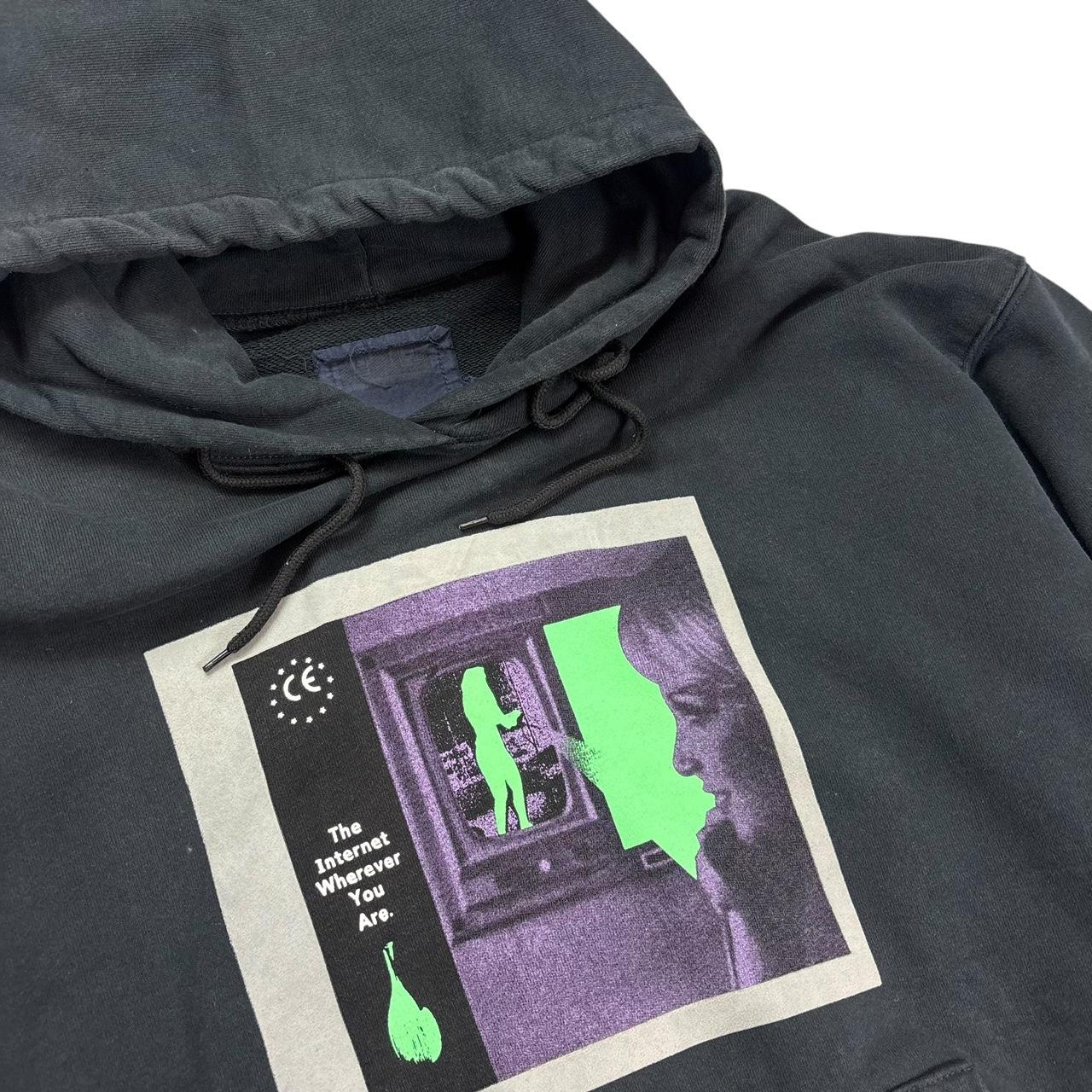 Cav empt graphic thick pullover hoodie (M)