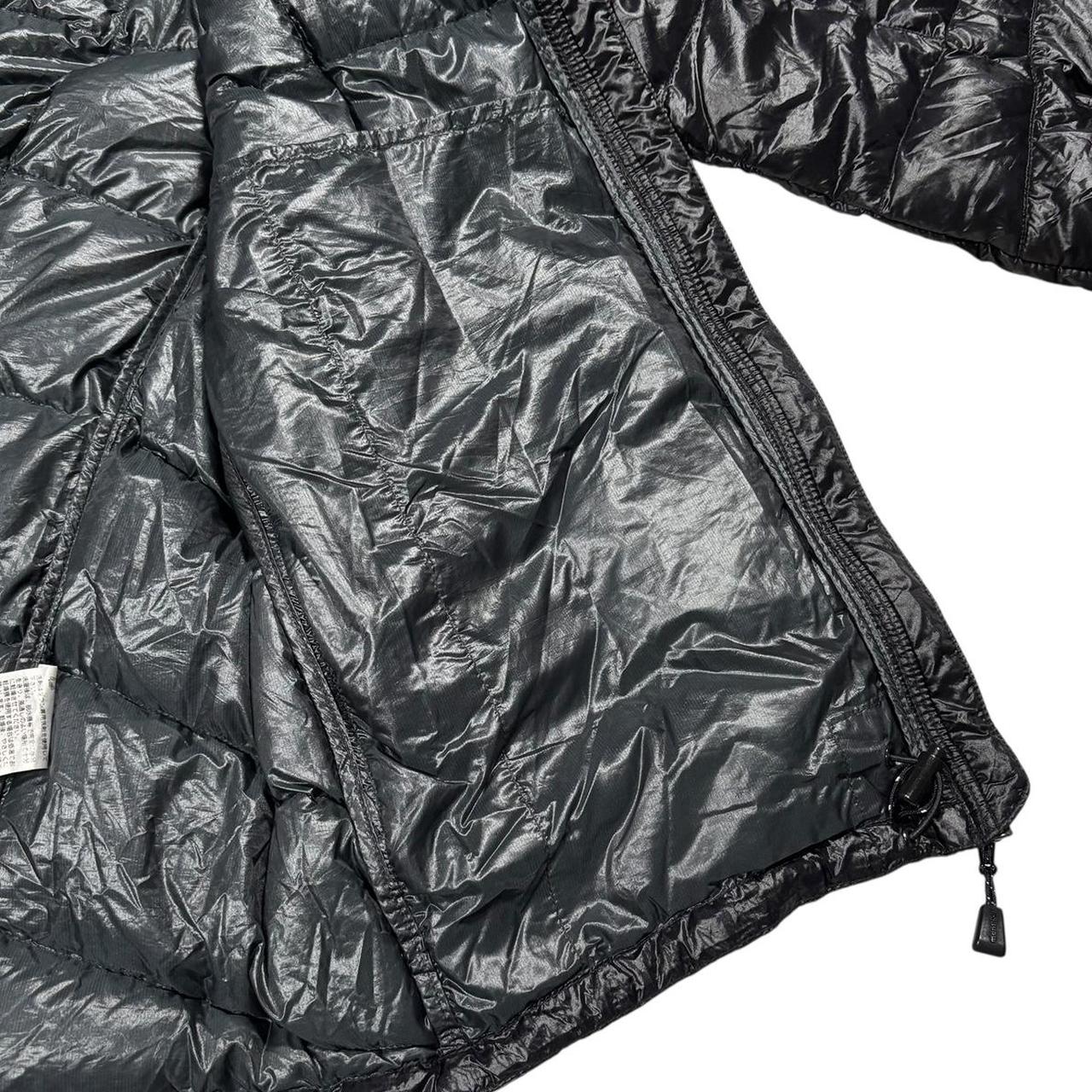 Montbell black square stitch superior down puffer jacket (S)