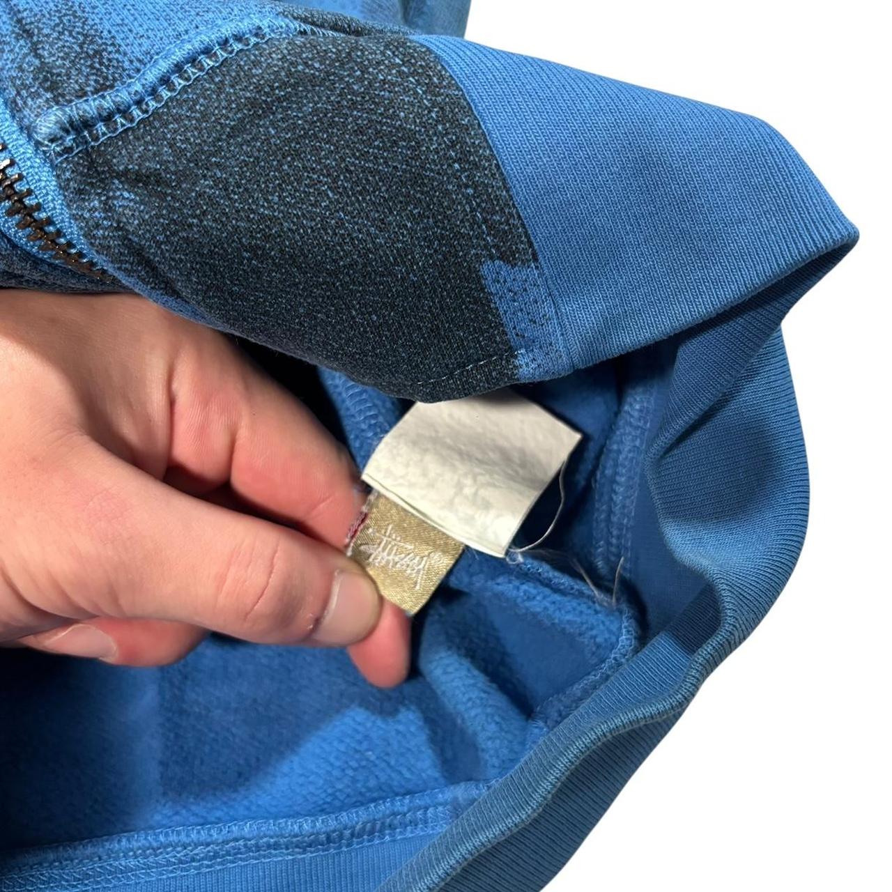 Stussy graphic zip up hoodie (S)