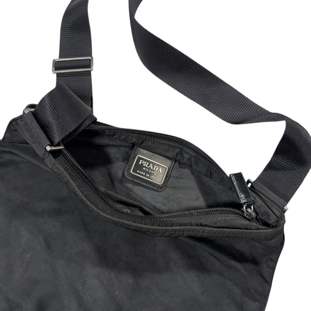 Prada black crossbody side bag