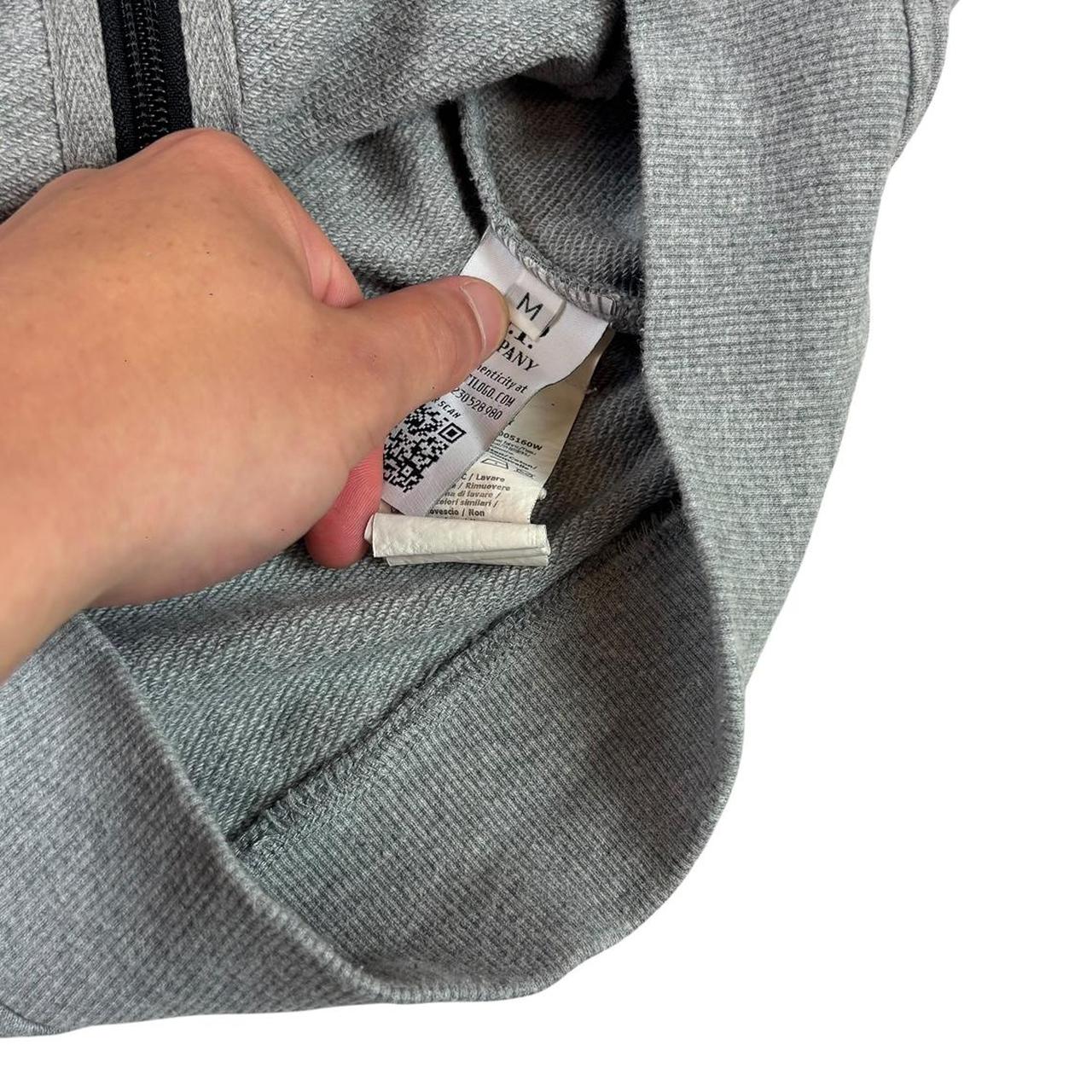CP company grey zip up goggle hoodie (M)