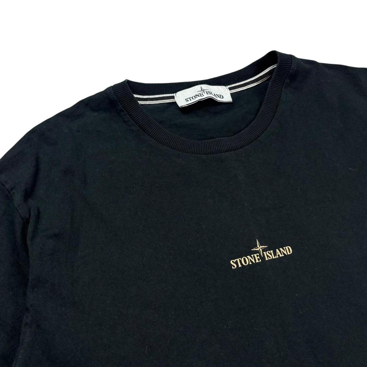 Stone island black T shirt (M)