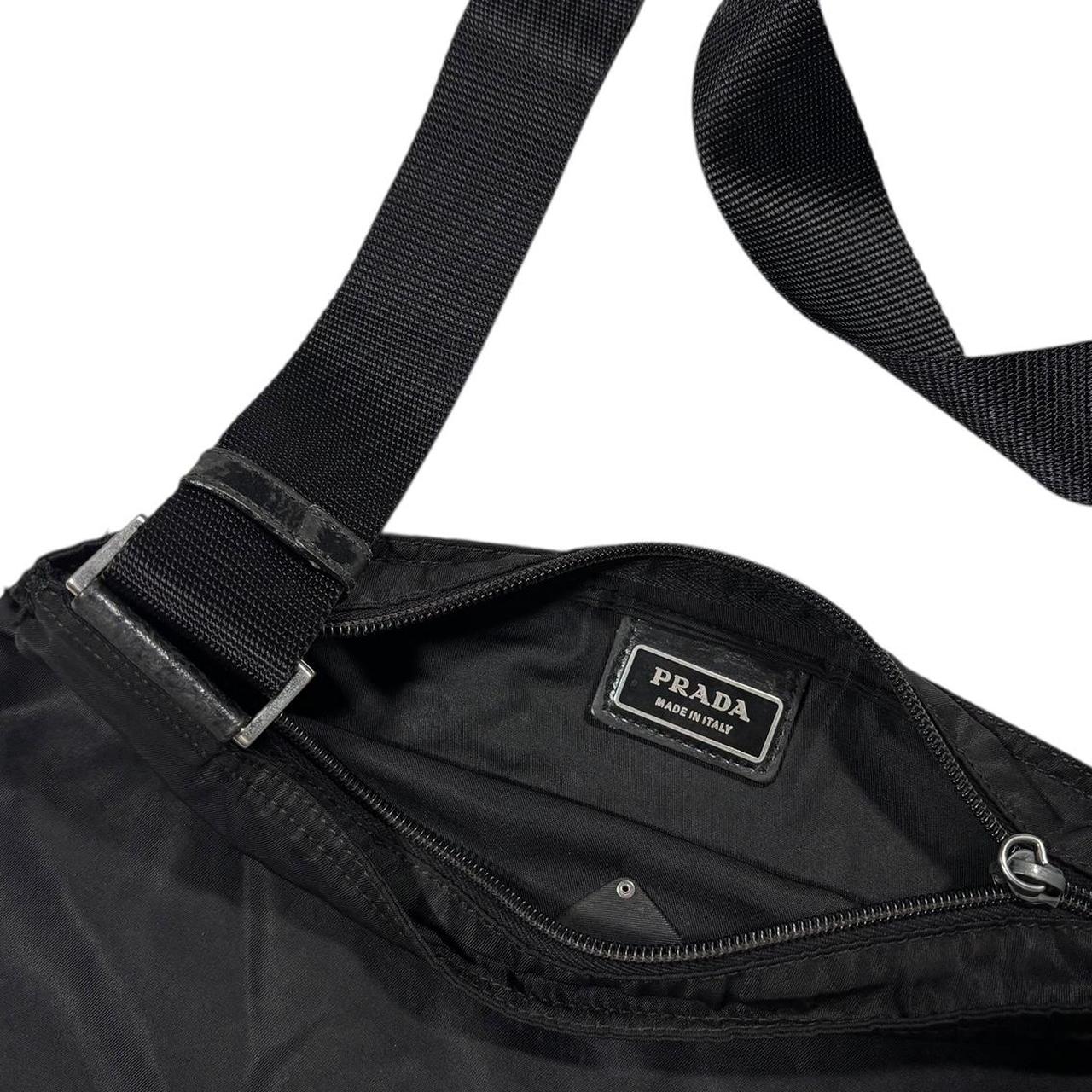 Prada black crossbody side bag