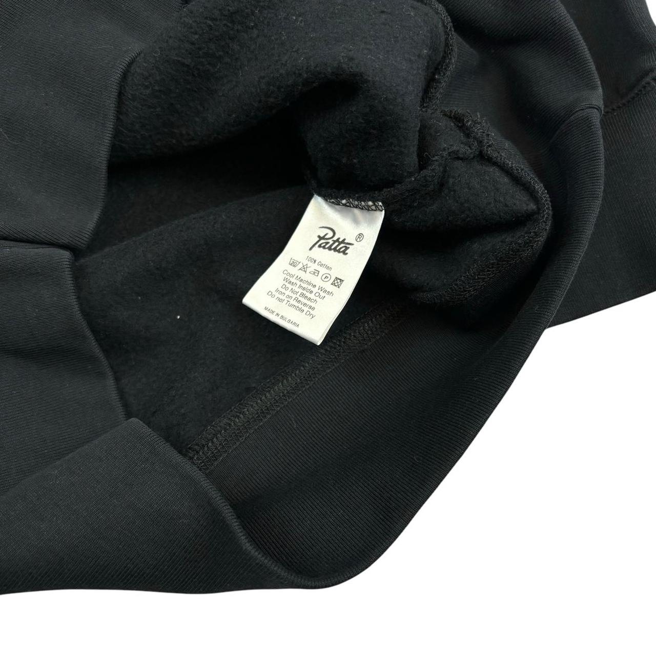 Patta black spellout pullover sweatshirt (L)