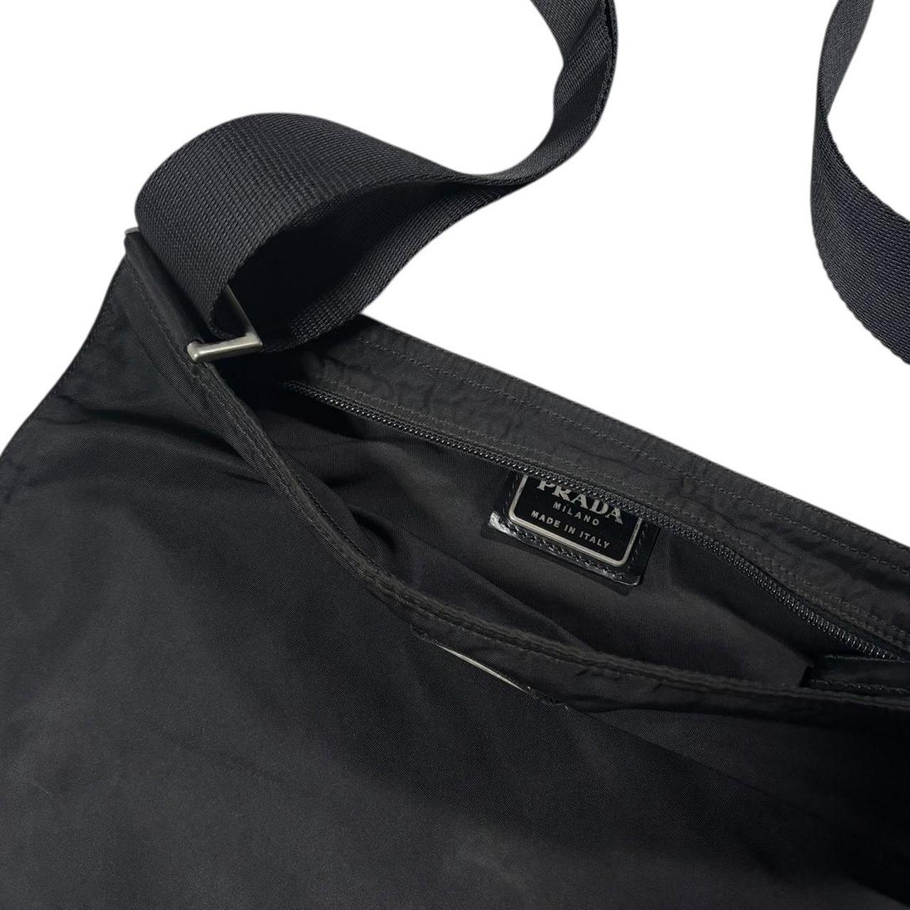 Prada black crossbody side bag