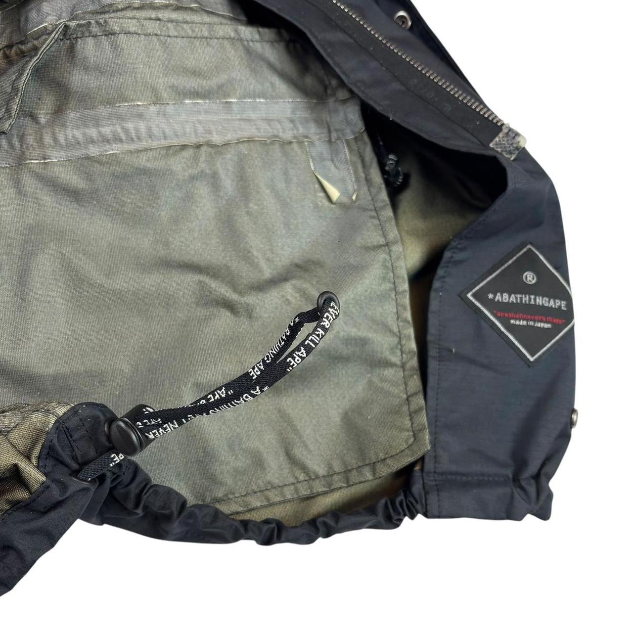 Bape Gore-Tex black utility multi pocket jacket (L)