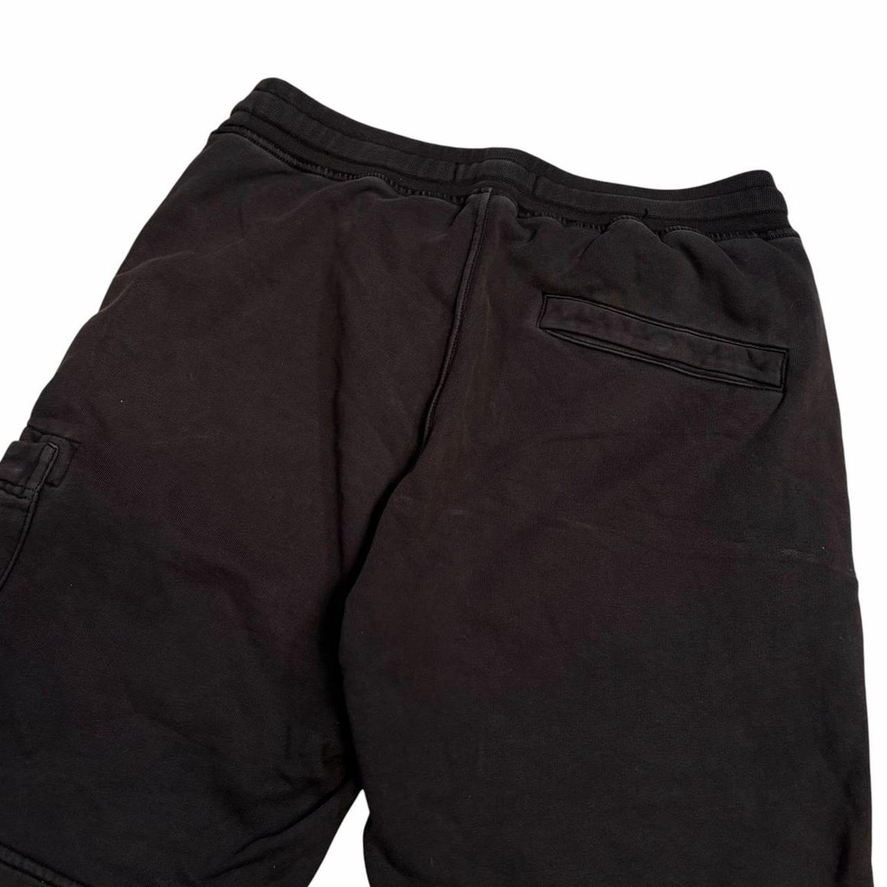 Stone island black sweat shorts (S)