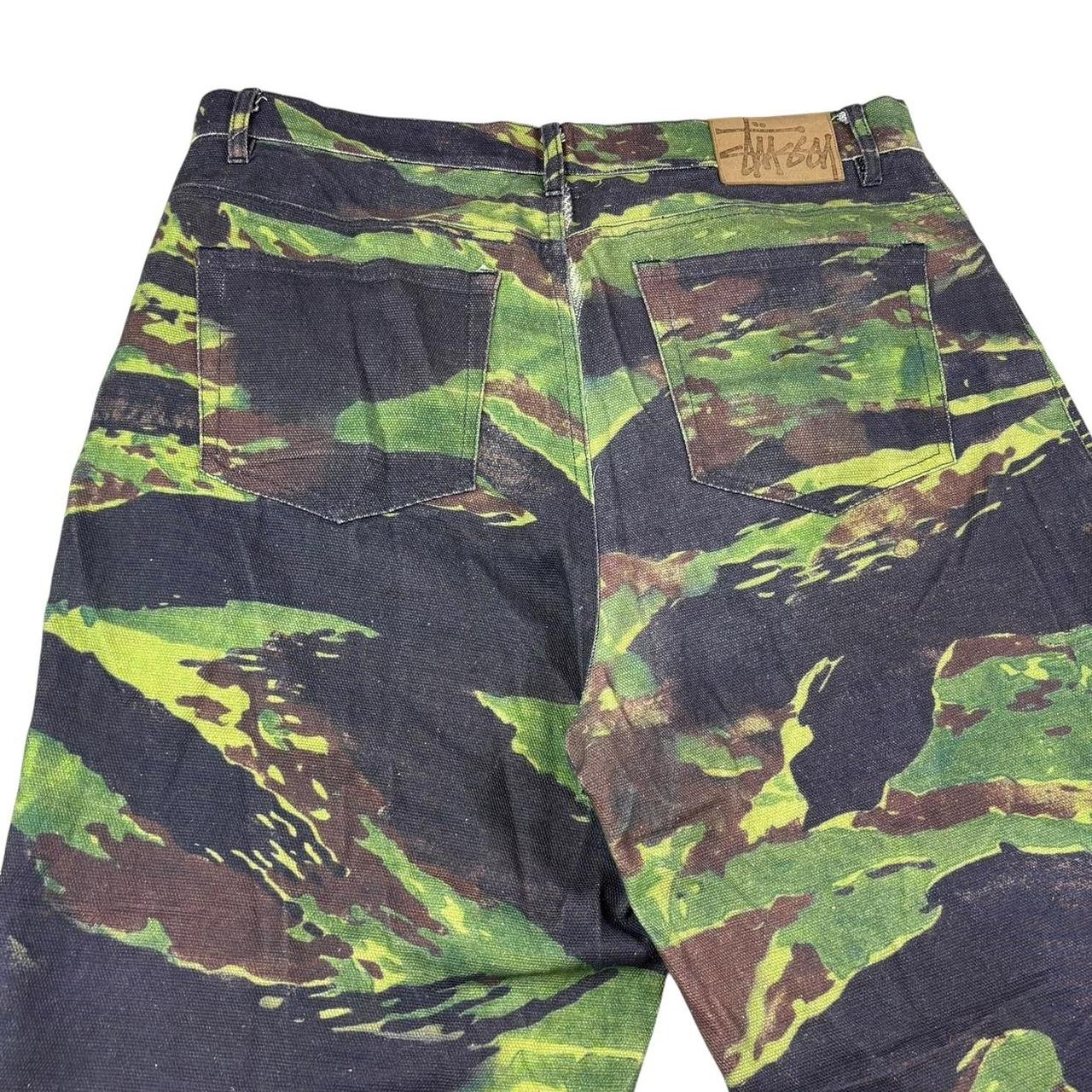 Stussy tigris canvas Big Ol’ camo jeans (XL)