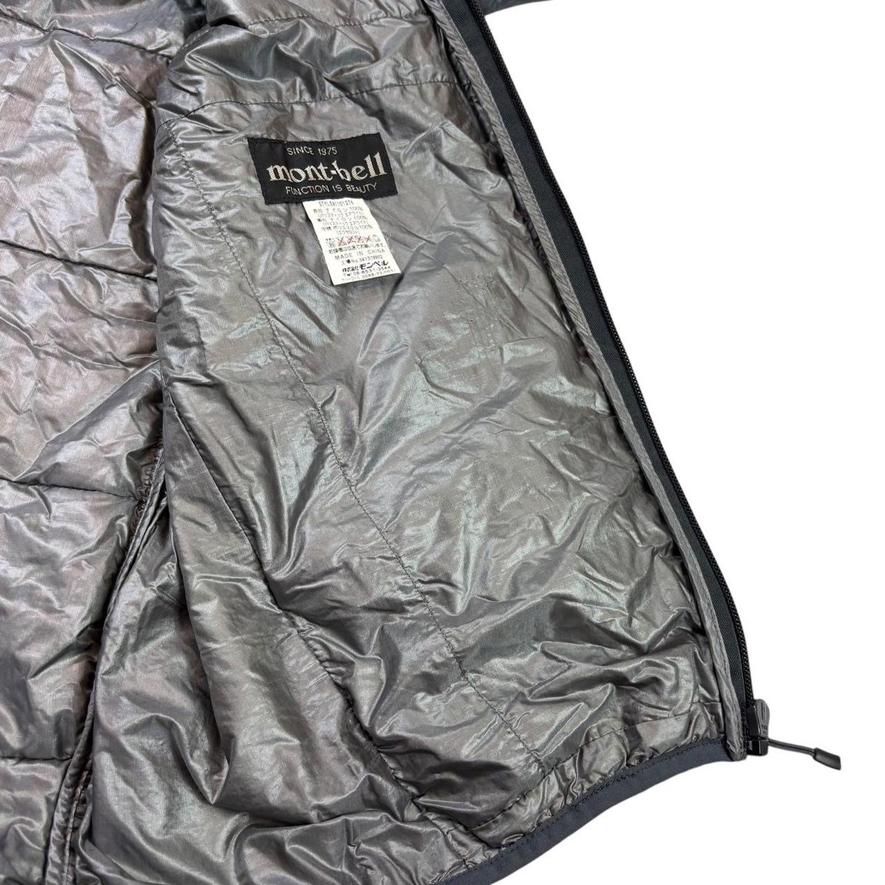 Montbell grey lightweight puffer jacket (M)
