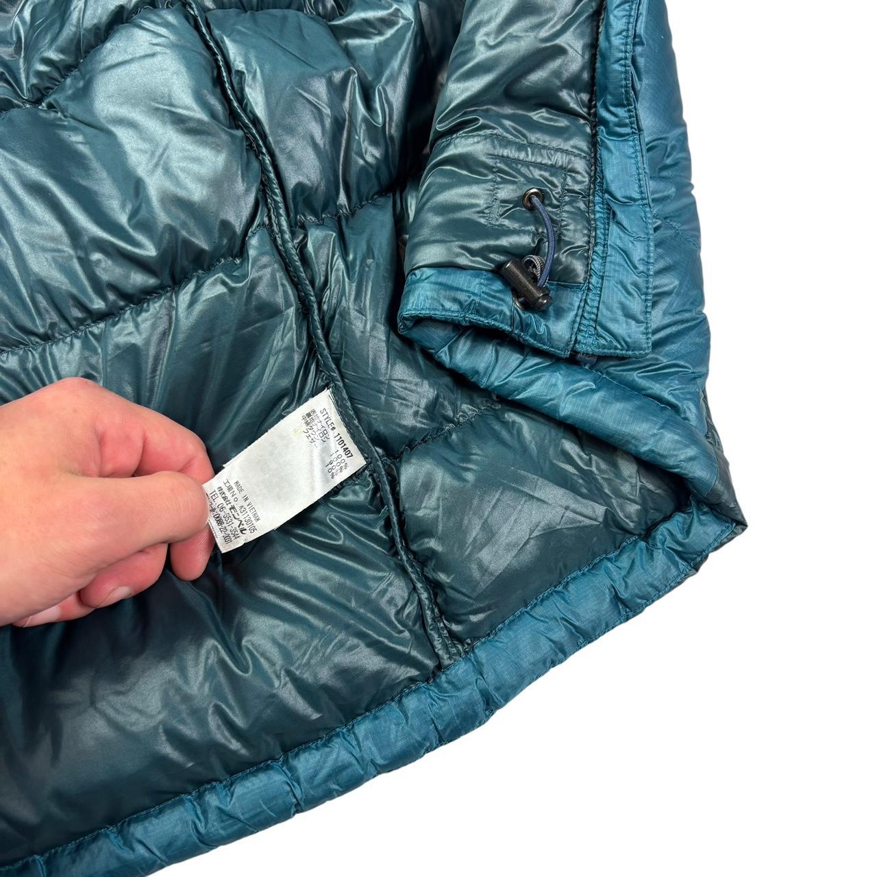 Montbell two tone blue down puffer jacket (S)