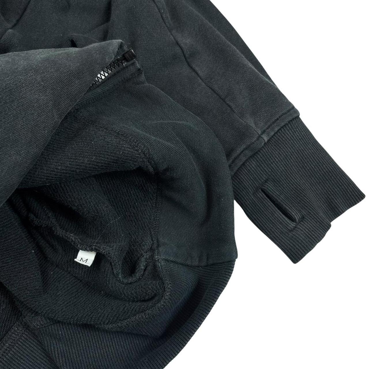 CP company black zip up goggle hoodie (M)