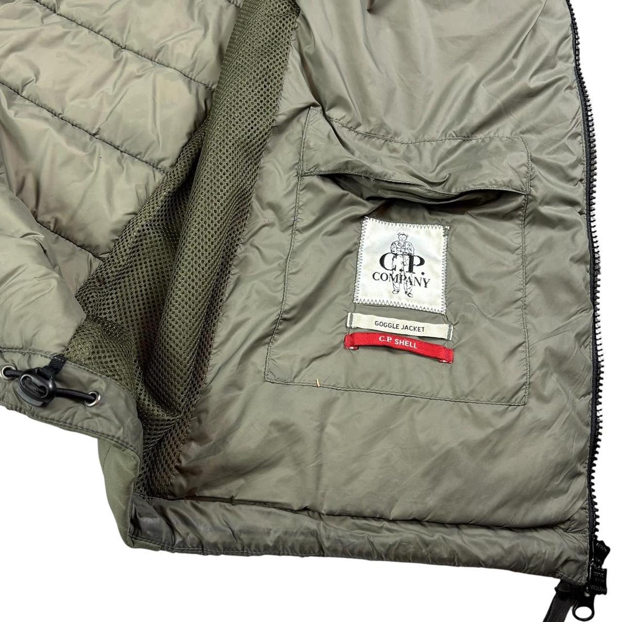CP company soft shell puffer hybrid goggle jacket (XXL)