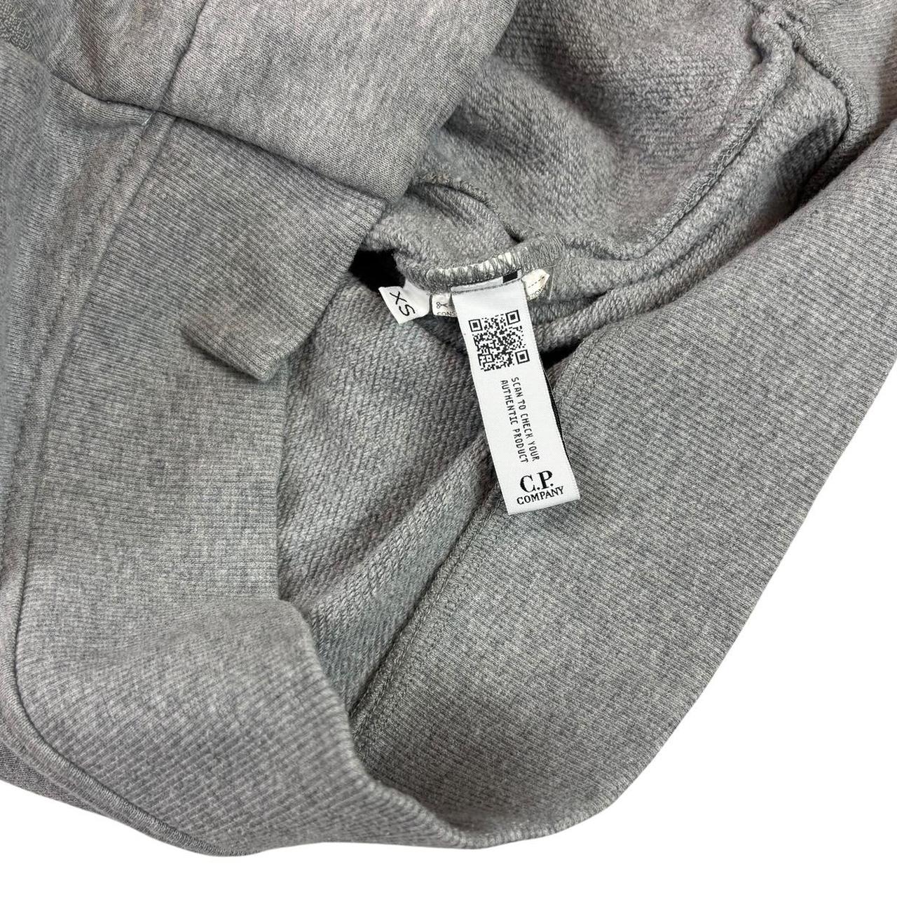 CP company grey zip up goggle hoodie (XS)