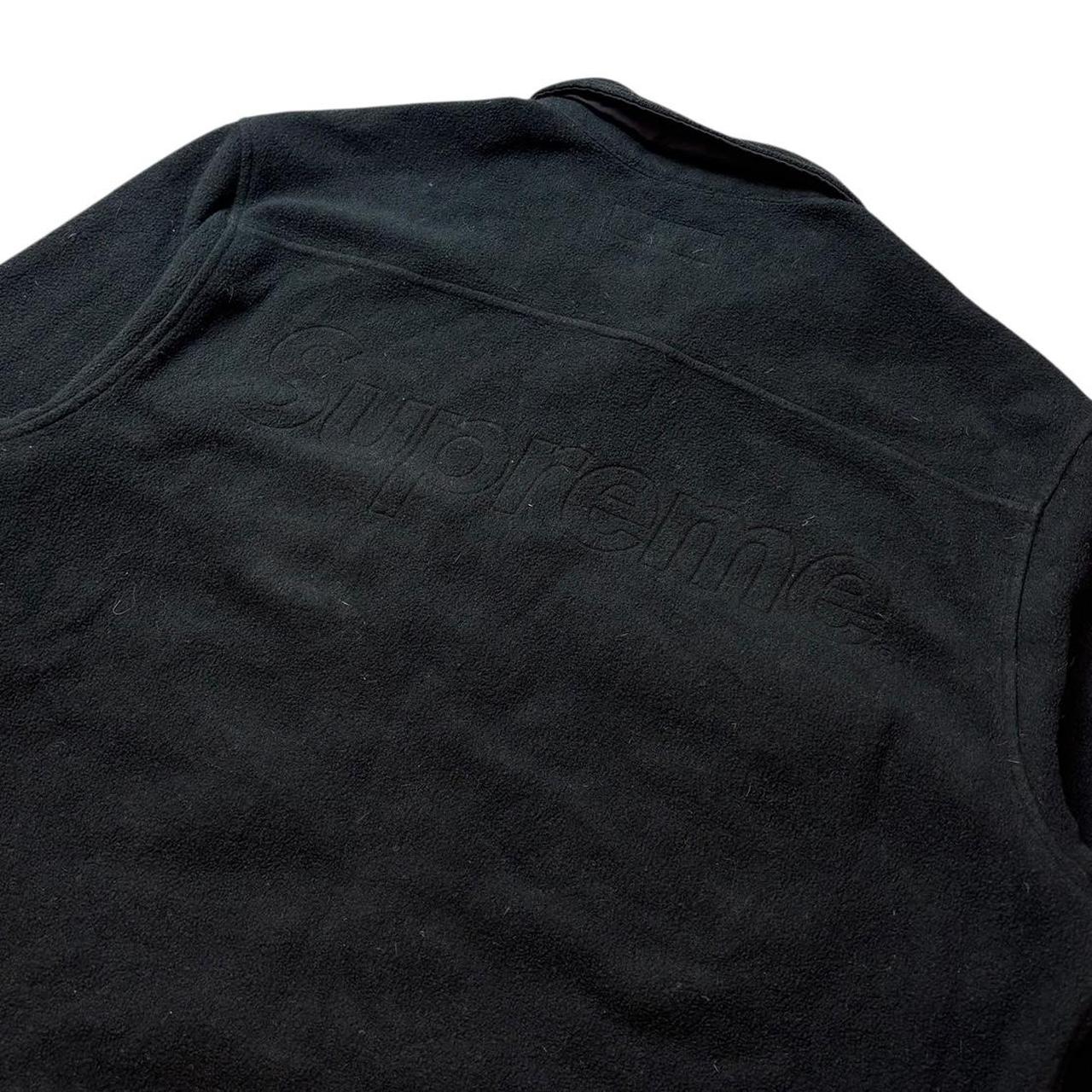 Supreme polartec spellout overshirt jacket (M)