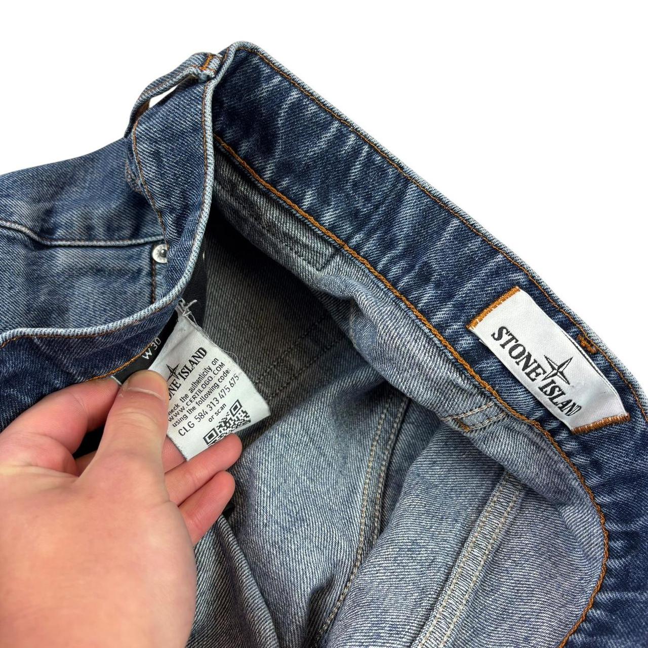 Stone island blue denim jeans (30")