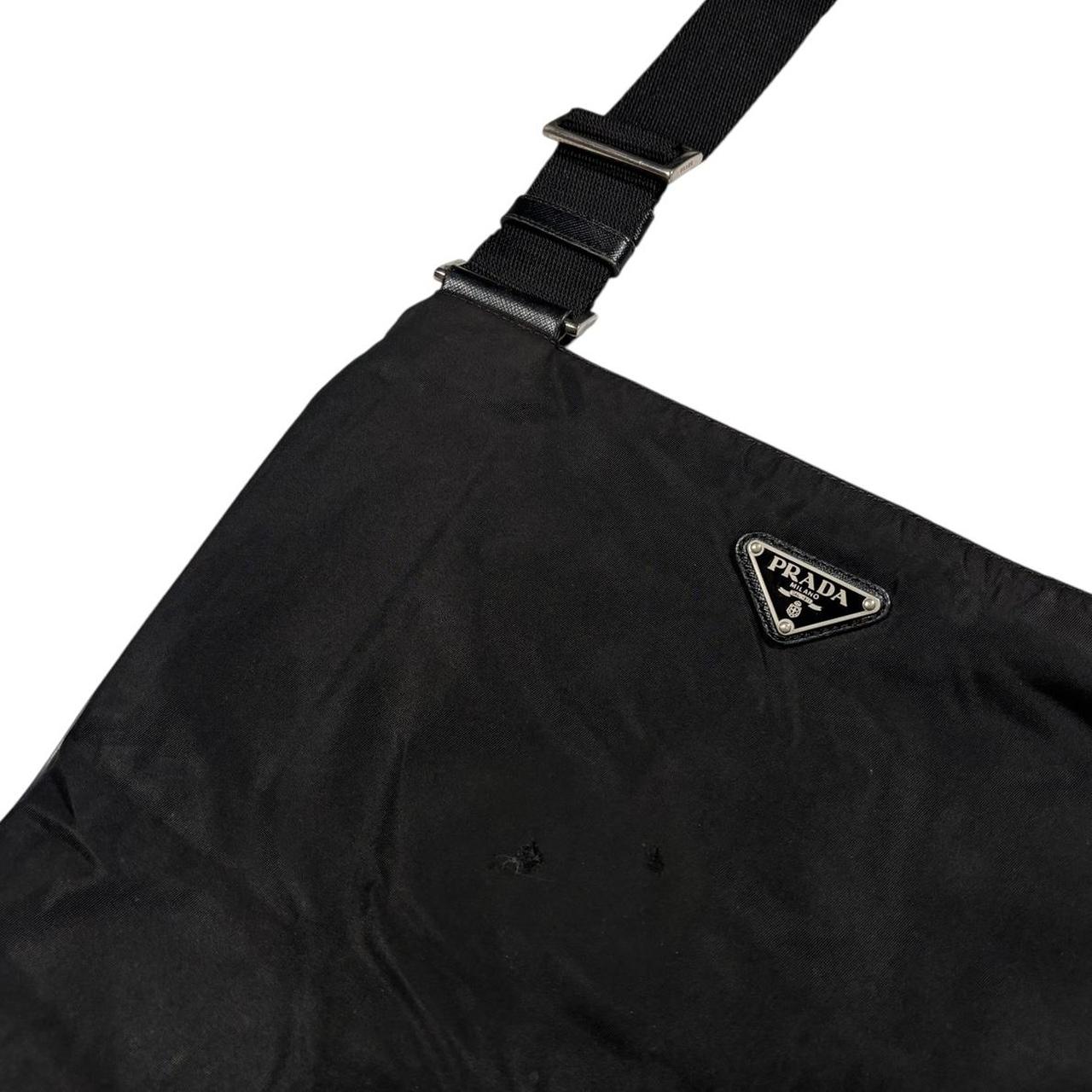 Prada black crossbody side bag