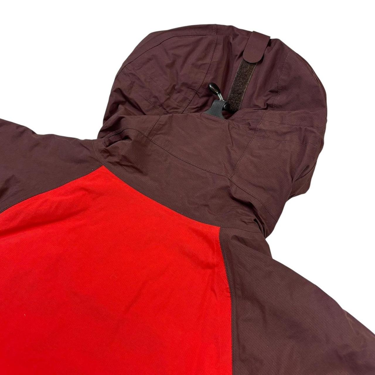 Montbell two tone red technical jacket (M)