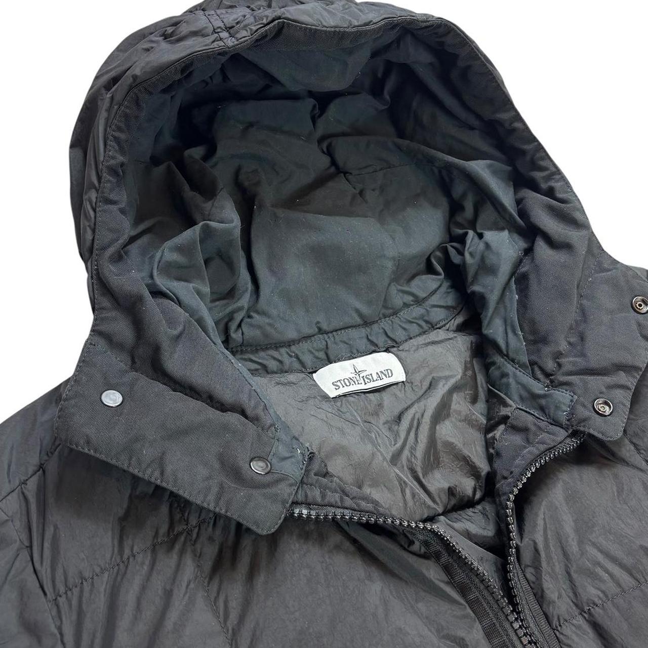 Stone island garment dyed crinkle reps down puffer jacket (M)