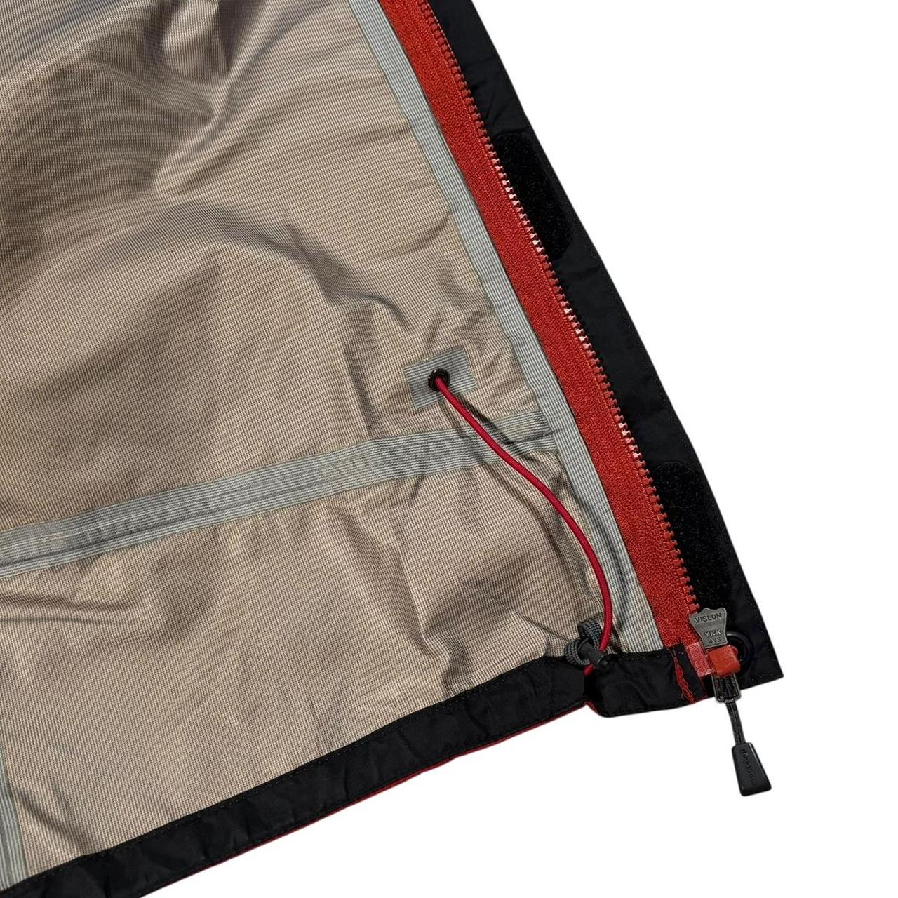 Montbell two tone red windbreaker jacket (M)