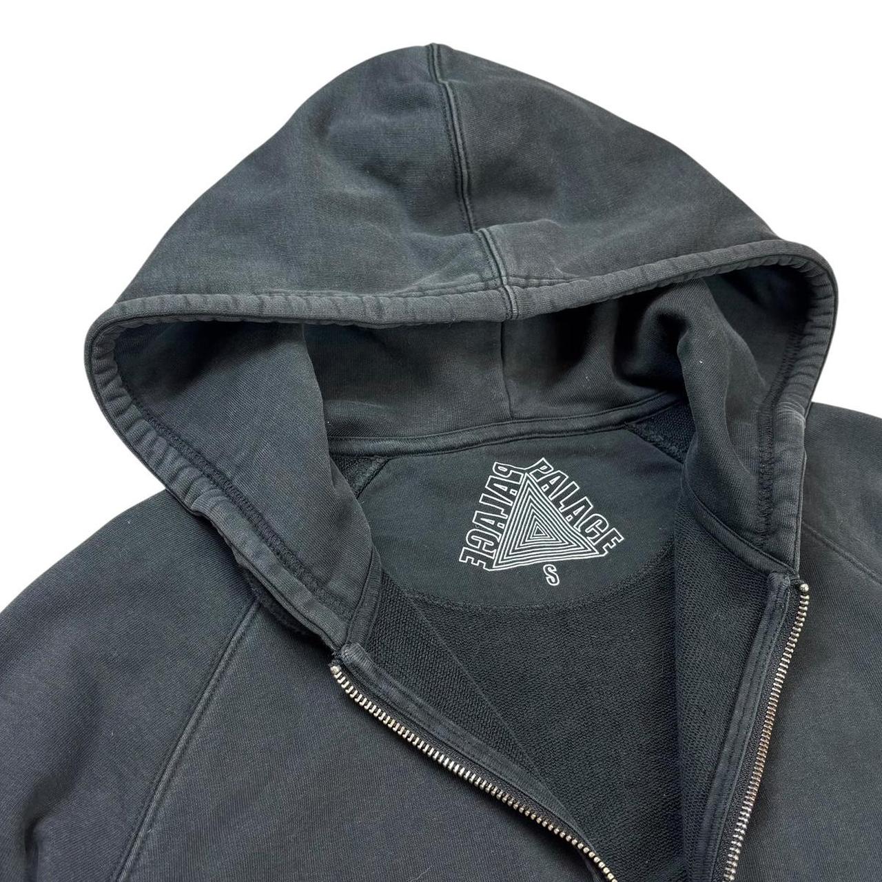 Palace utopians black zip up hoodie (S)