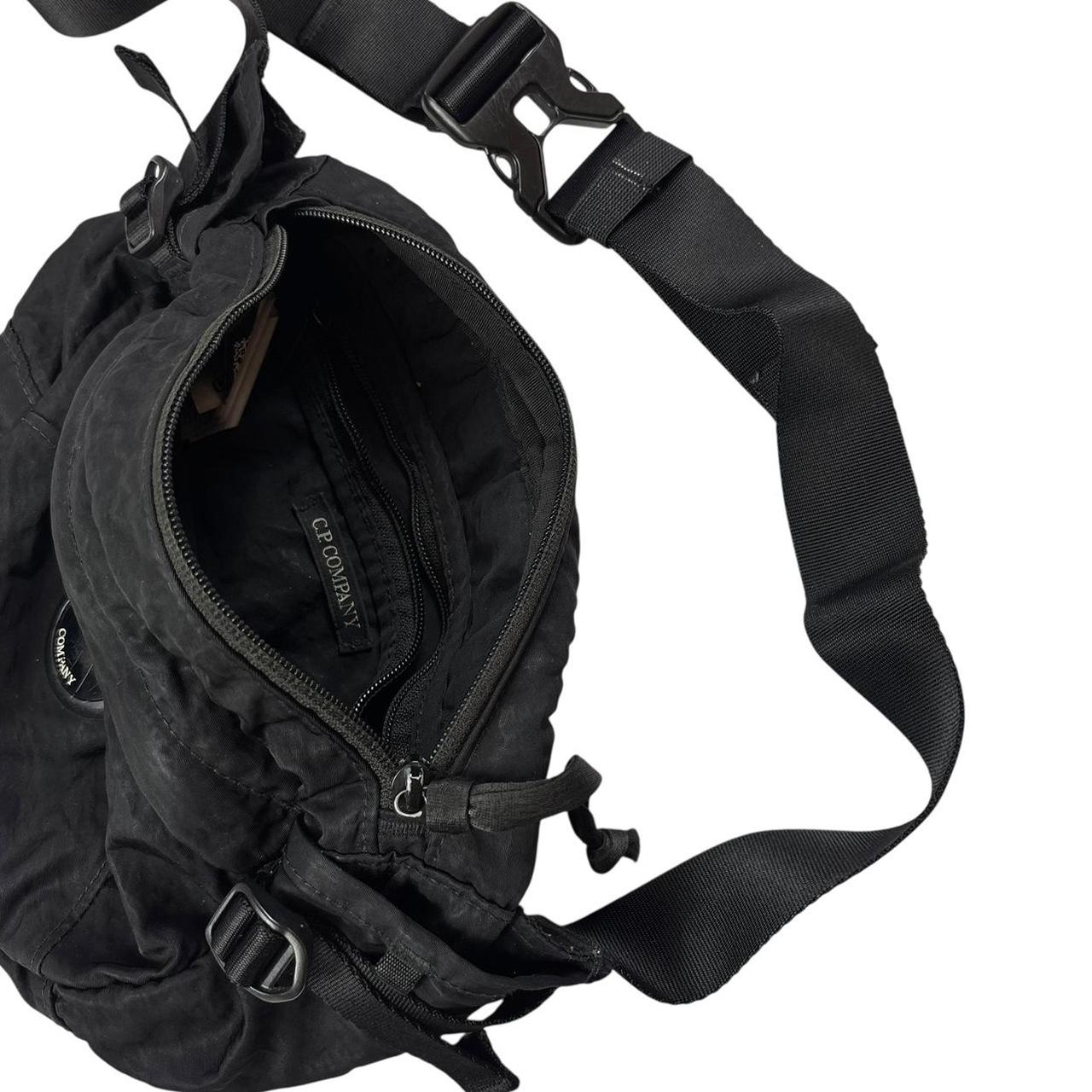 CP company nylon B black crossbody side bag