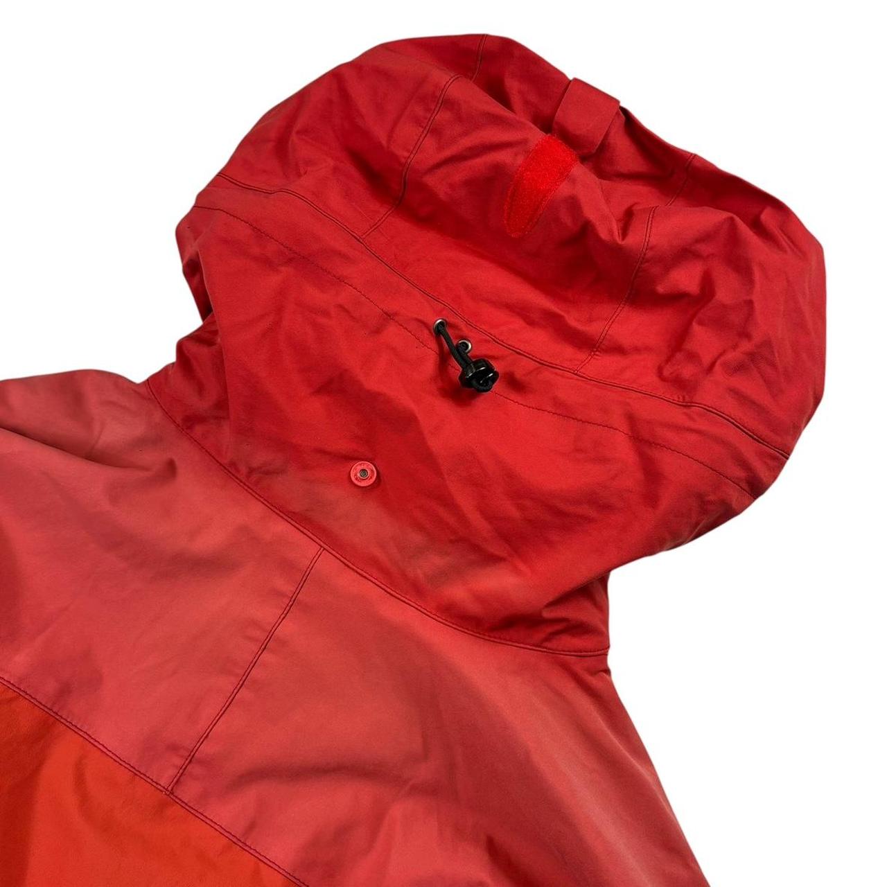 Montbell two tone red Gore-Tex windbreaker jacket (S)