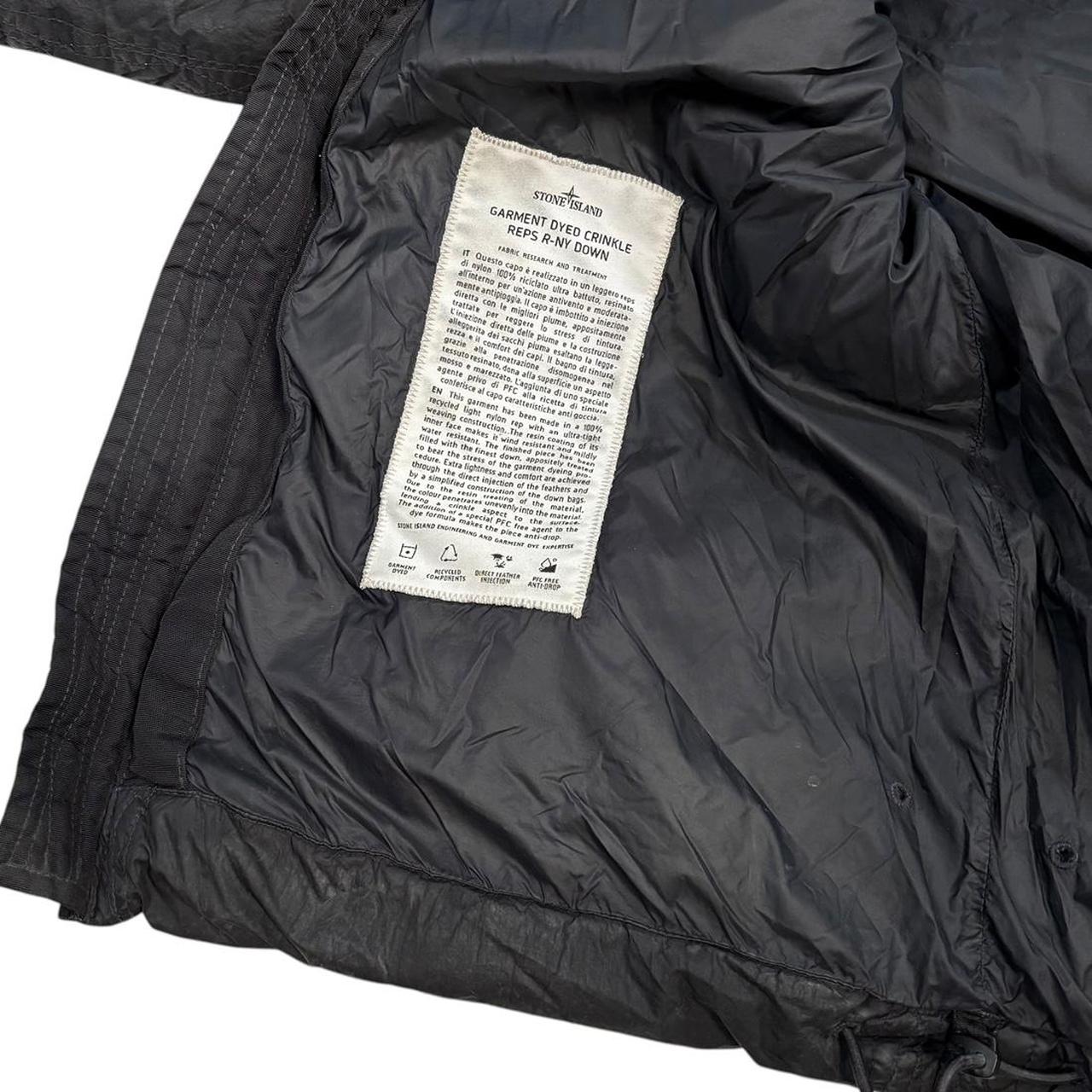 Stone island garment dyed crinkle reps NY down puffer jacket (M)