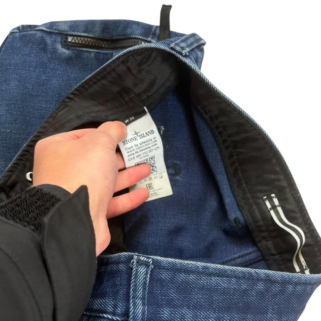 Stone island navy denim jeans (30")