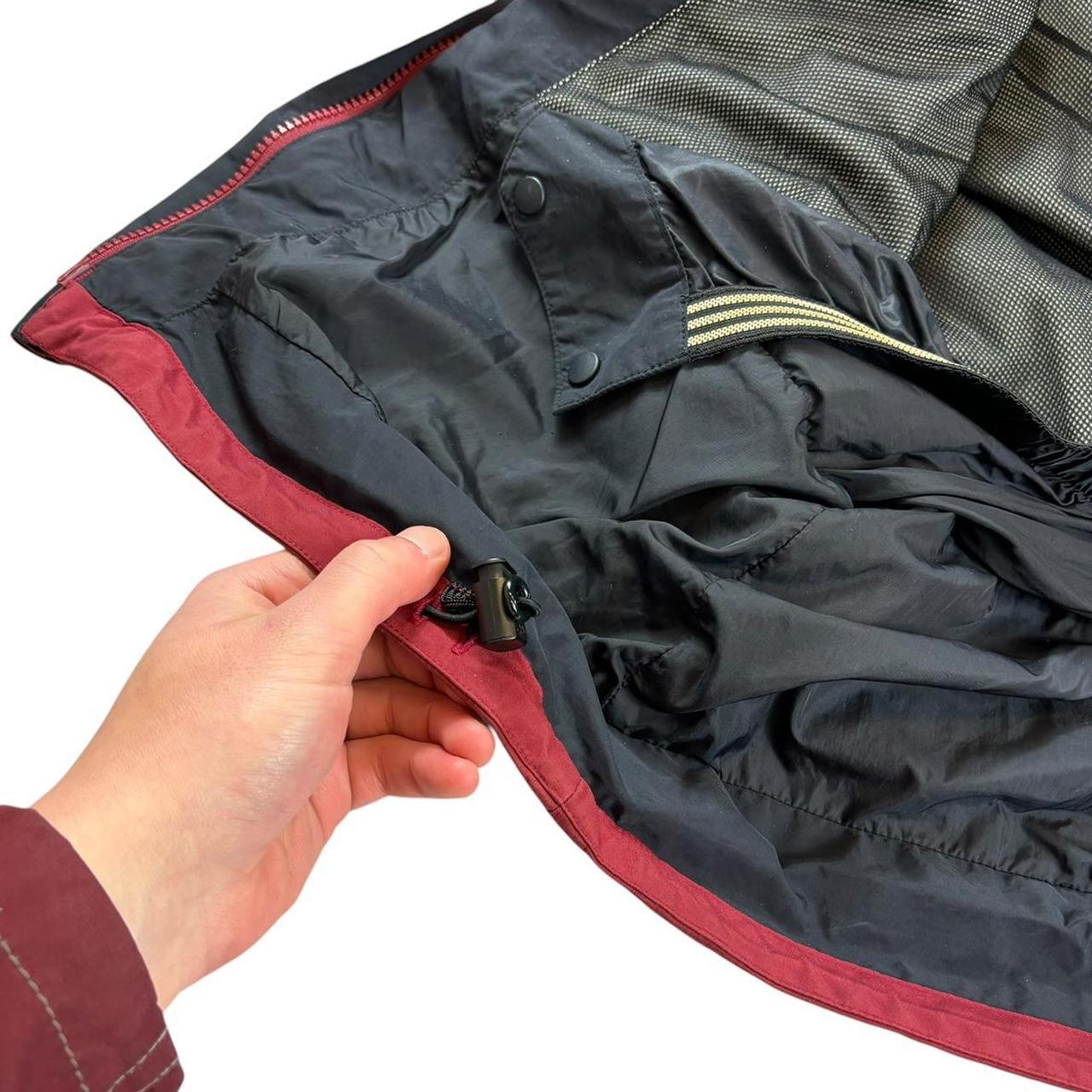 Montbell red windbreaker jacket (S)