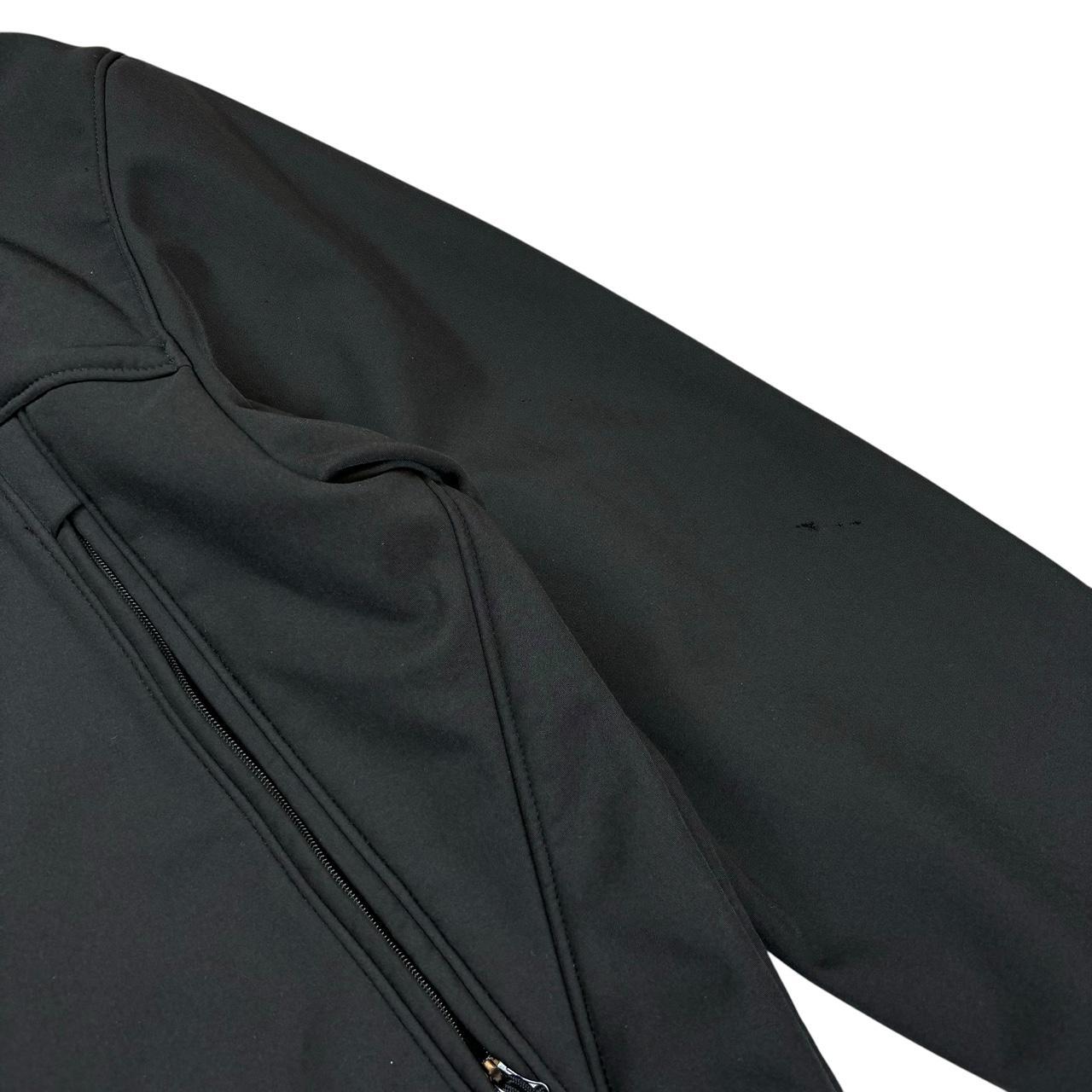 CP company black soft shell goggle jacket (XL)