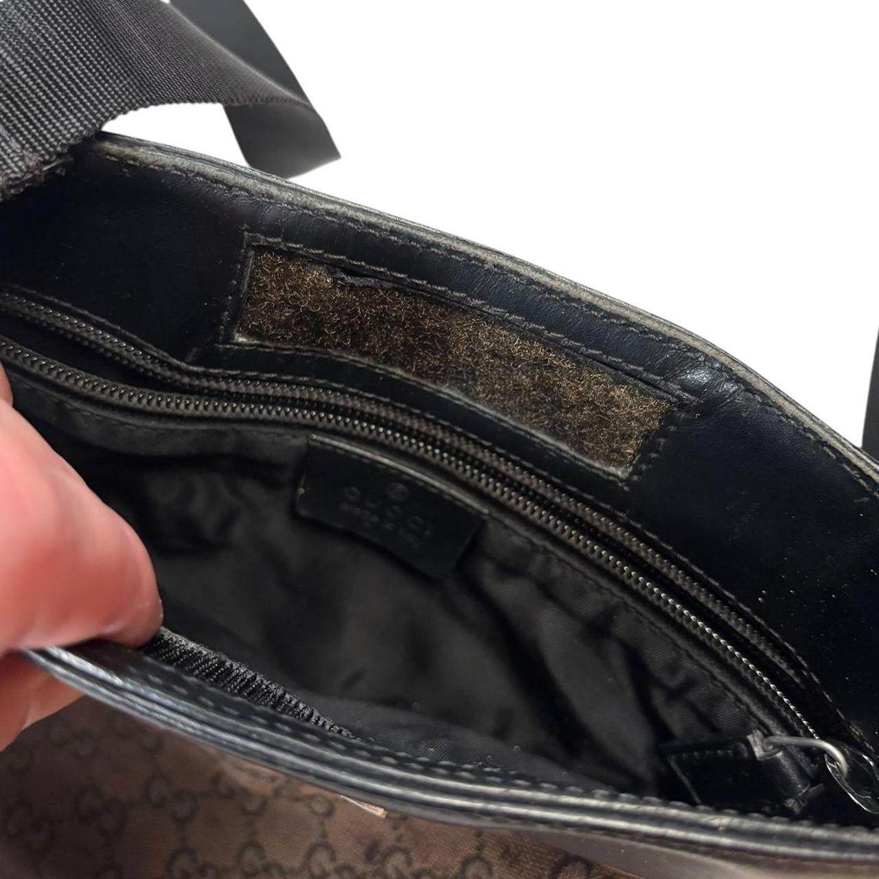 Gucci monogram crossbody side bag
