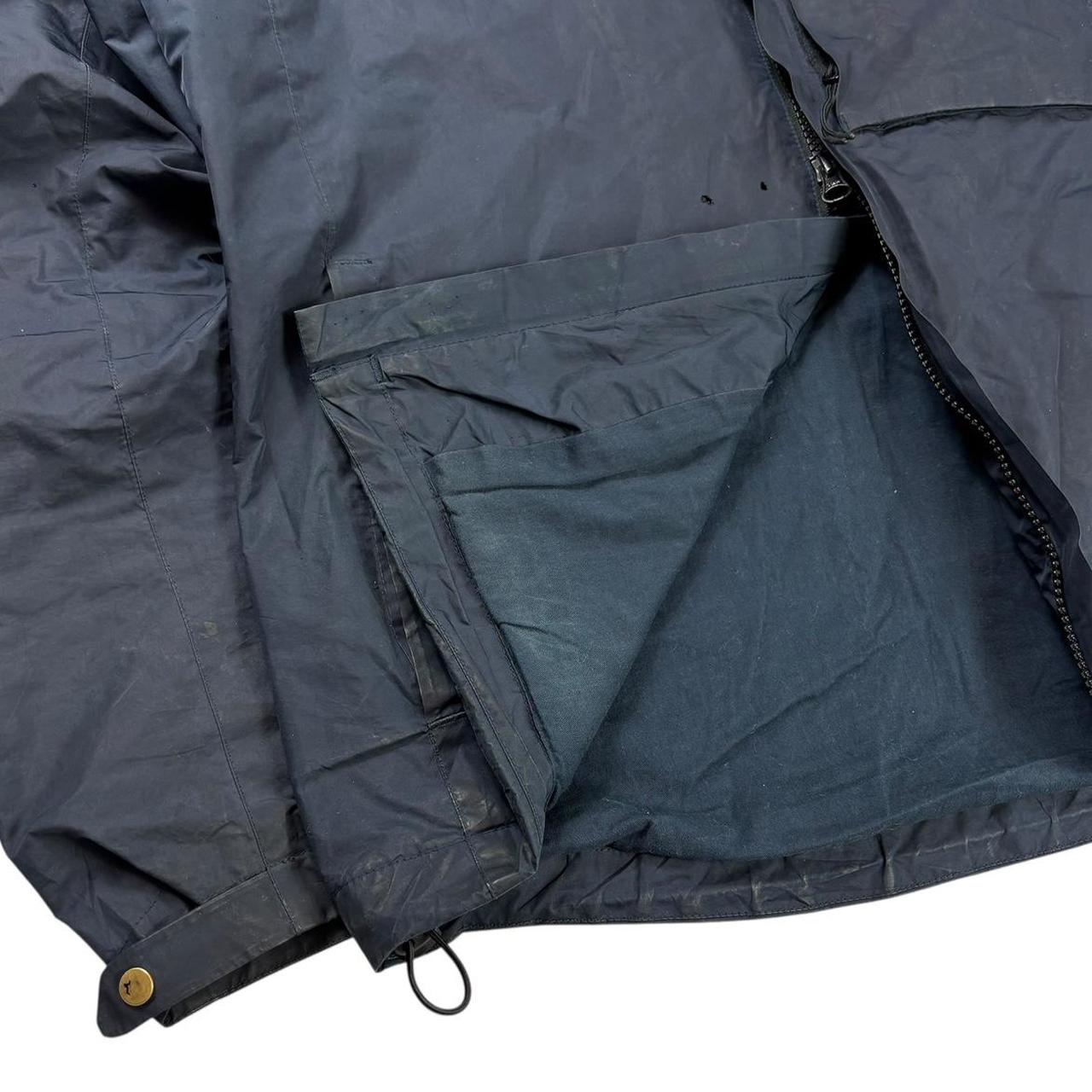 CP company navy Micro M nylon goggle jacket (L)