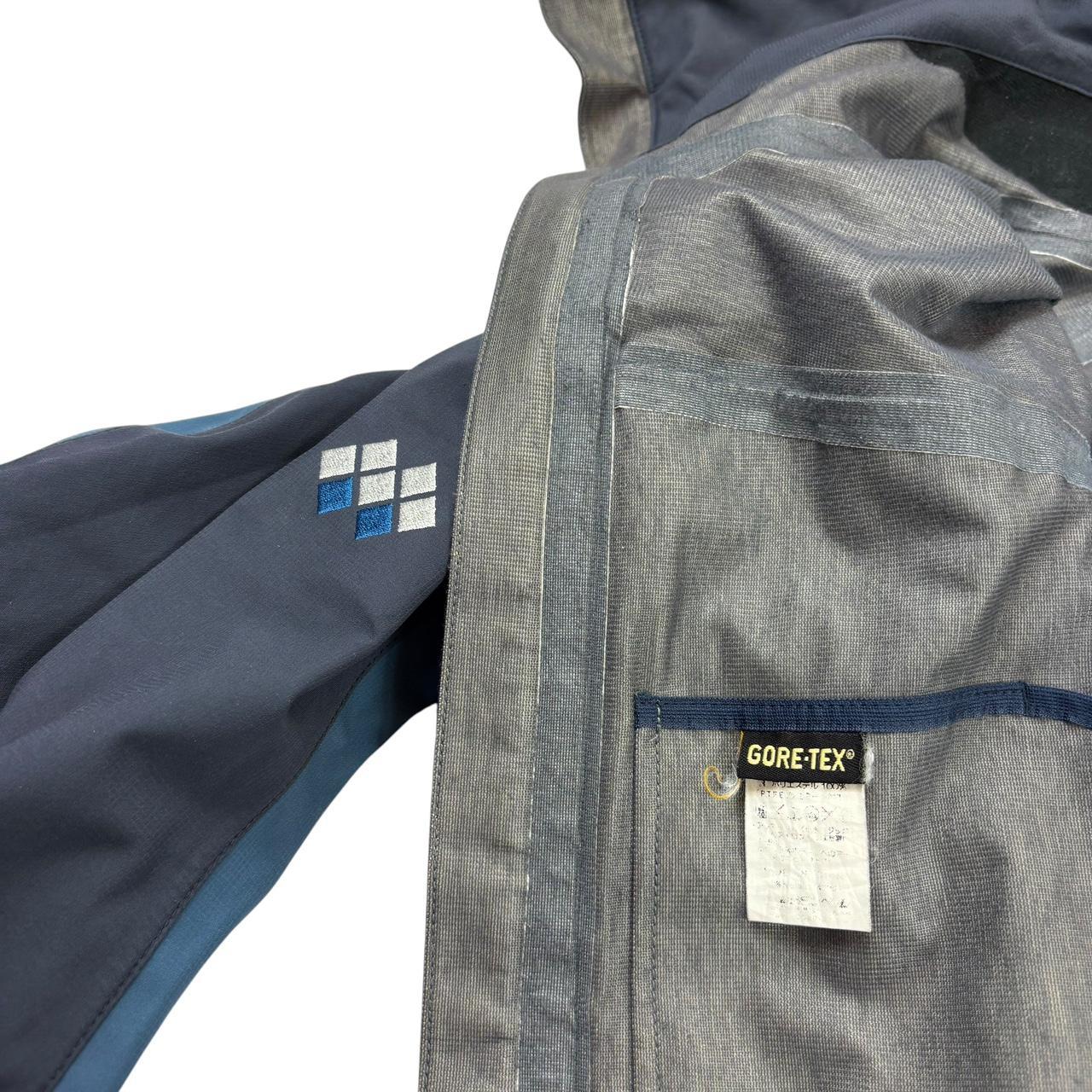 Montbell two tone blue Gore-Tex windbreaker jacket (M)