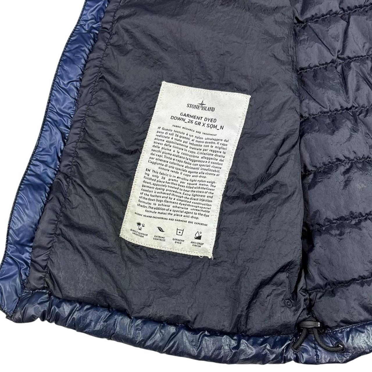 Stone island garment dyed down puffer gilet (S)