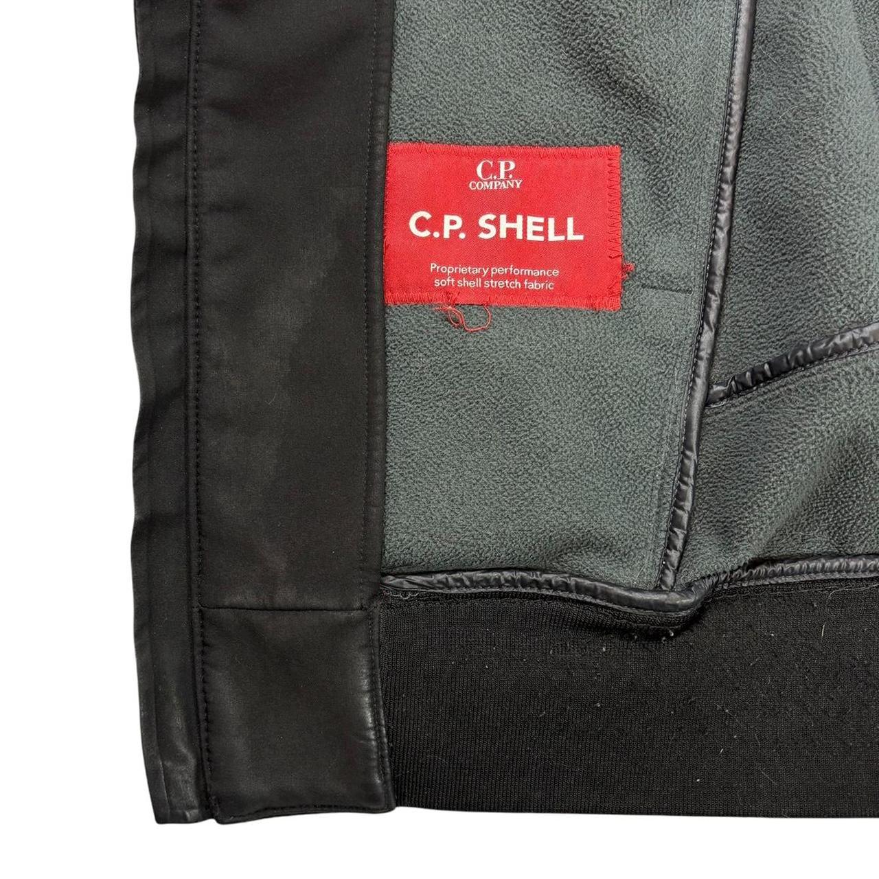 CP company black soft shell jacket (M)