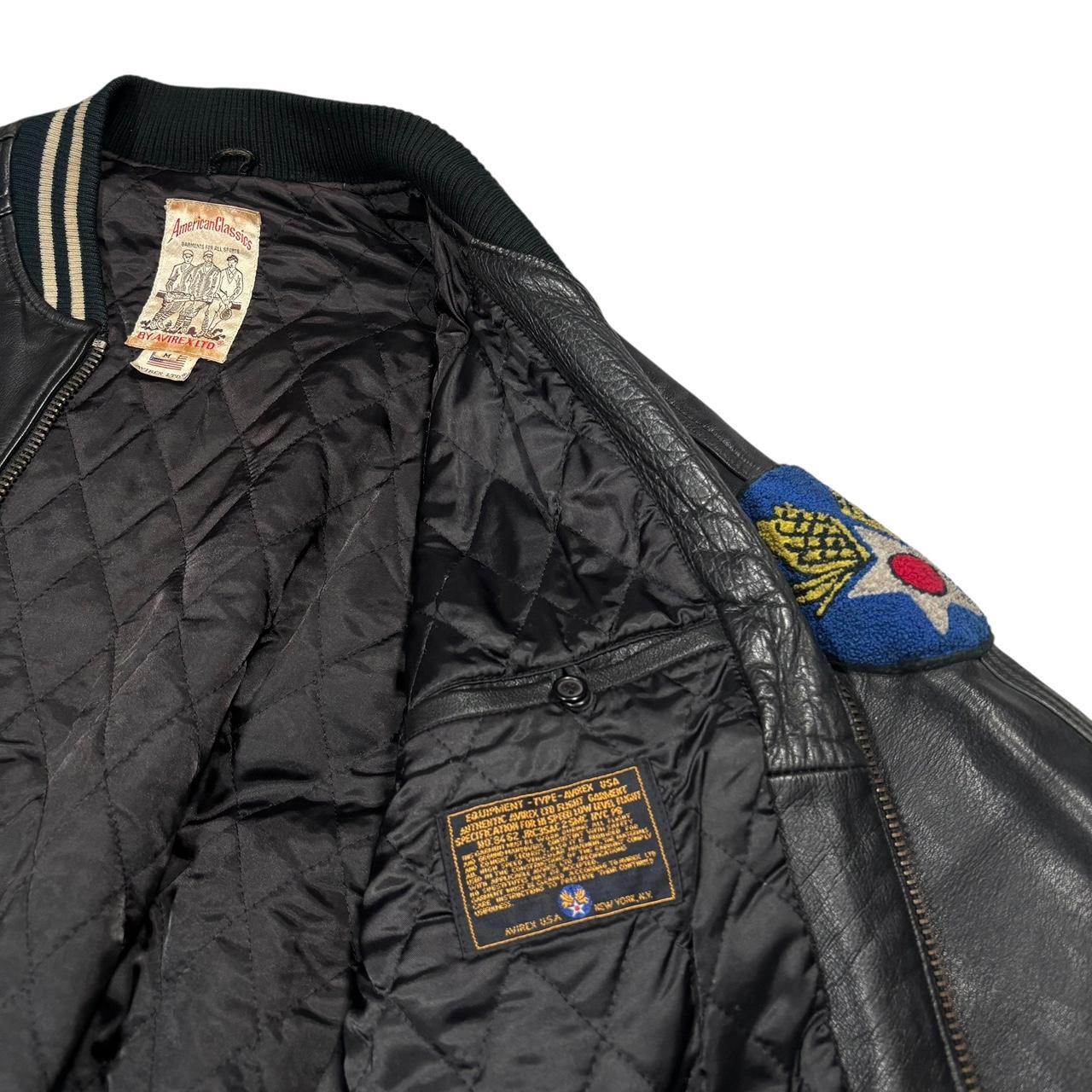 Avirex USA Track field leather jacket (M)