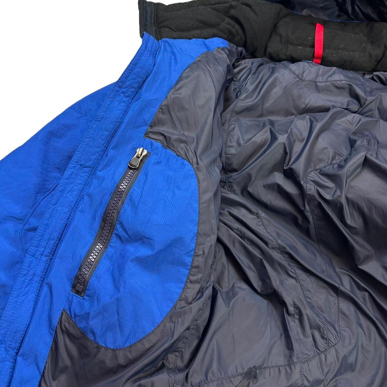 Ralph Lauren blue big pony down puffer jacket (S)