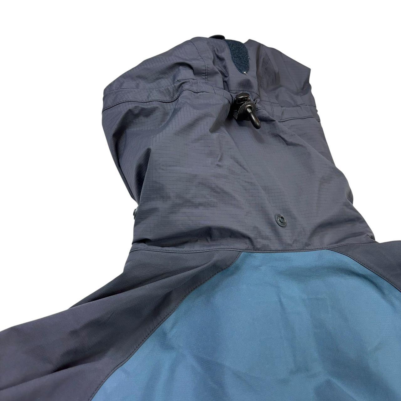 Montbell two tone blue Gore-Tex windbreaker jacket (M)