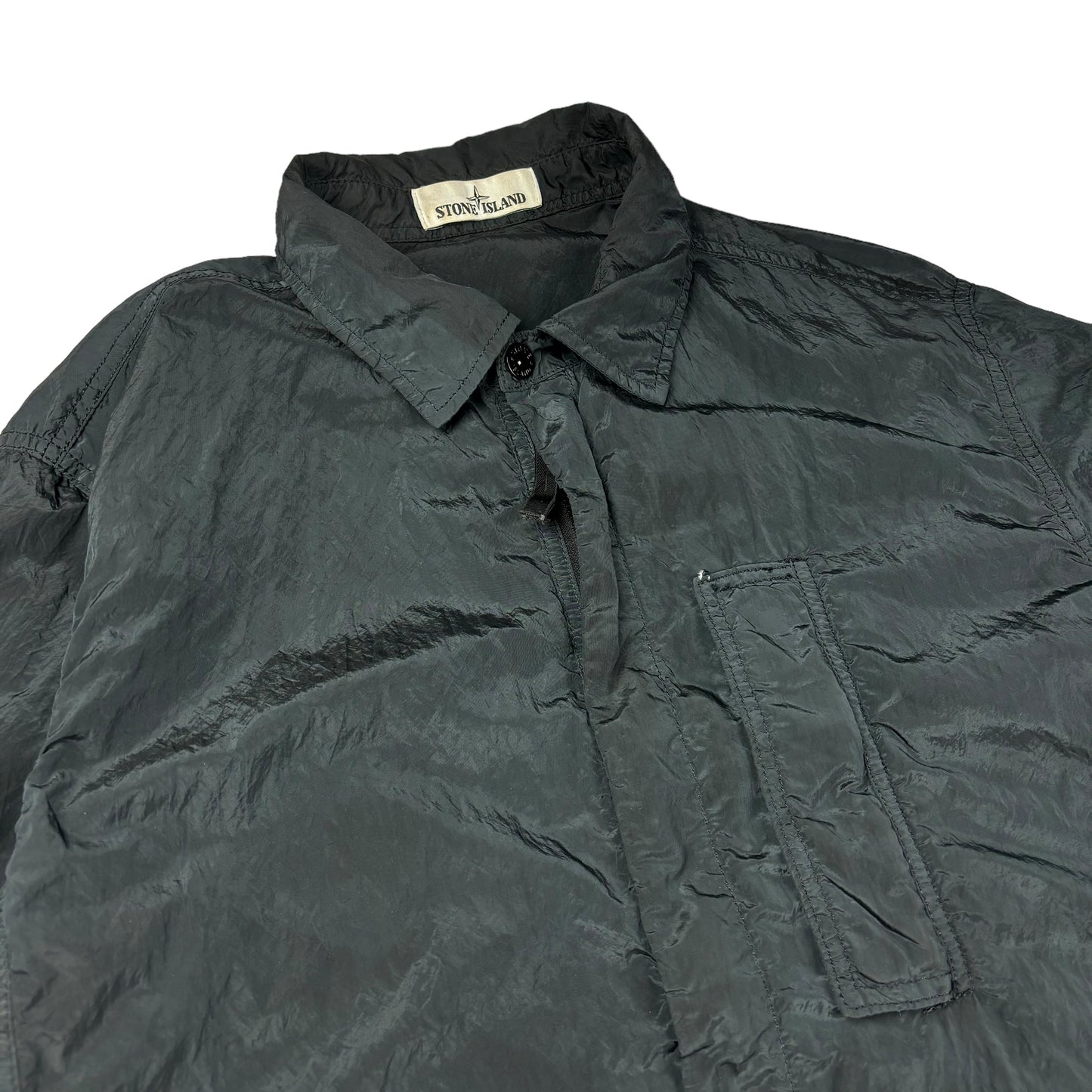 Stone island nylon metal shimmer overshirt jacket