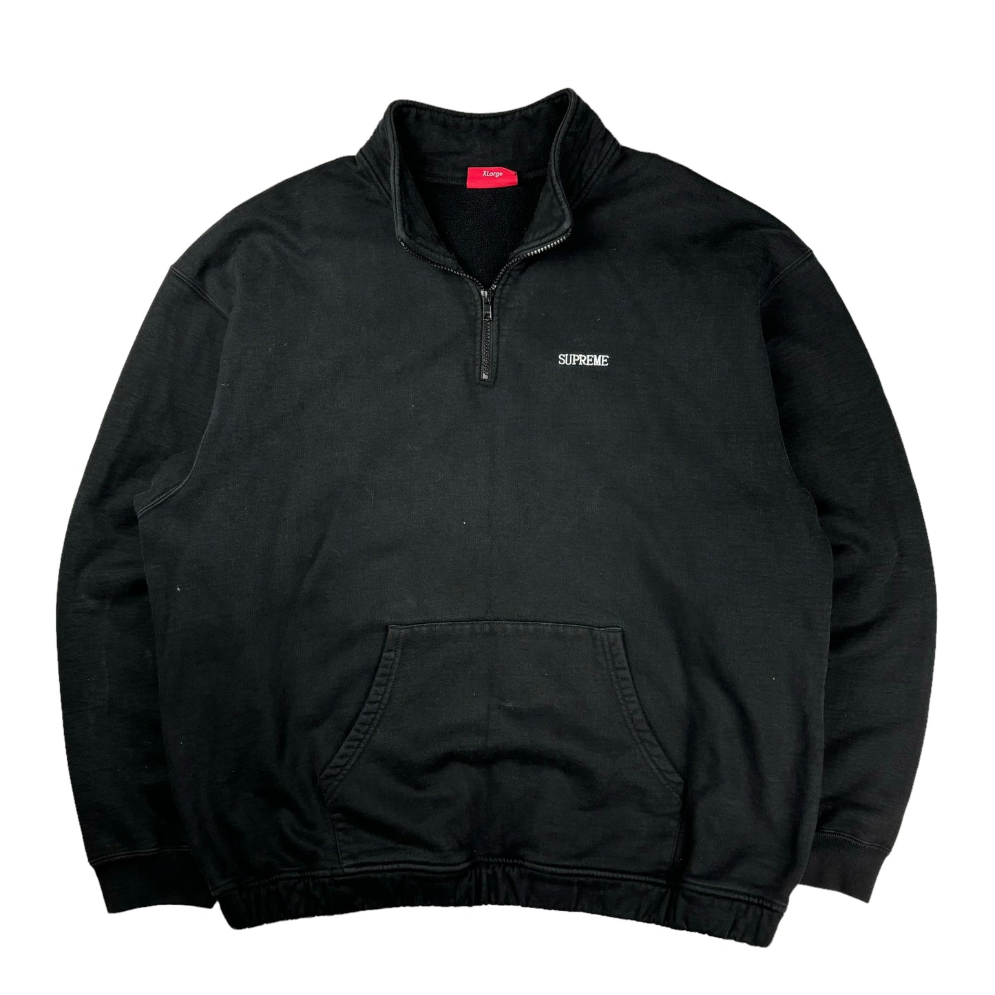 Supreme cross half zip pullover sweatshirt