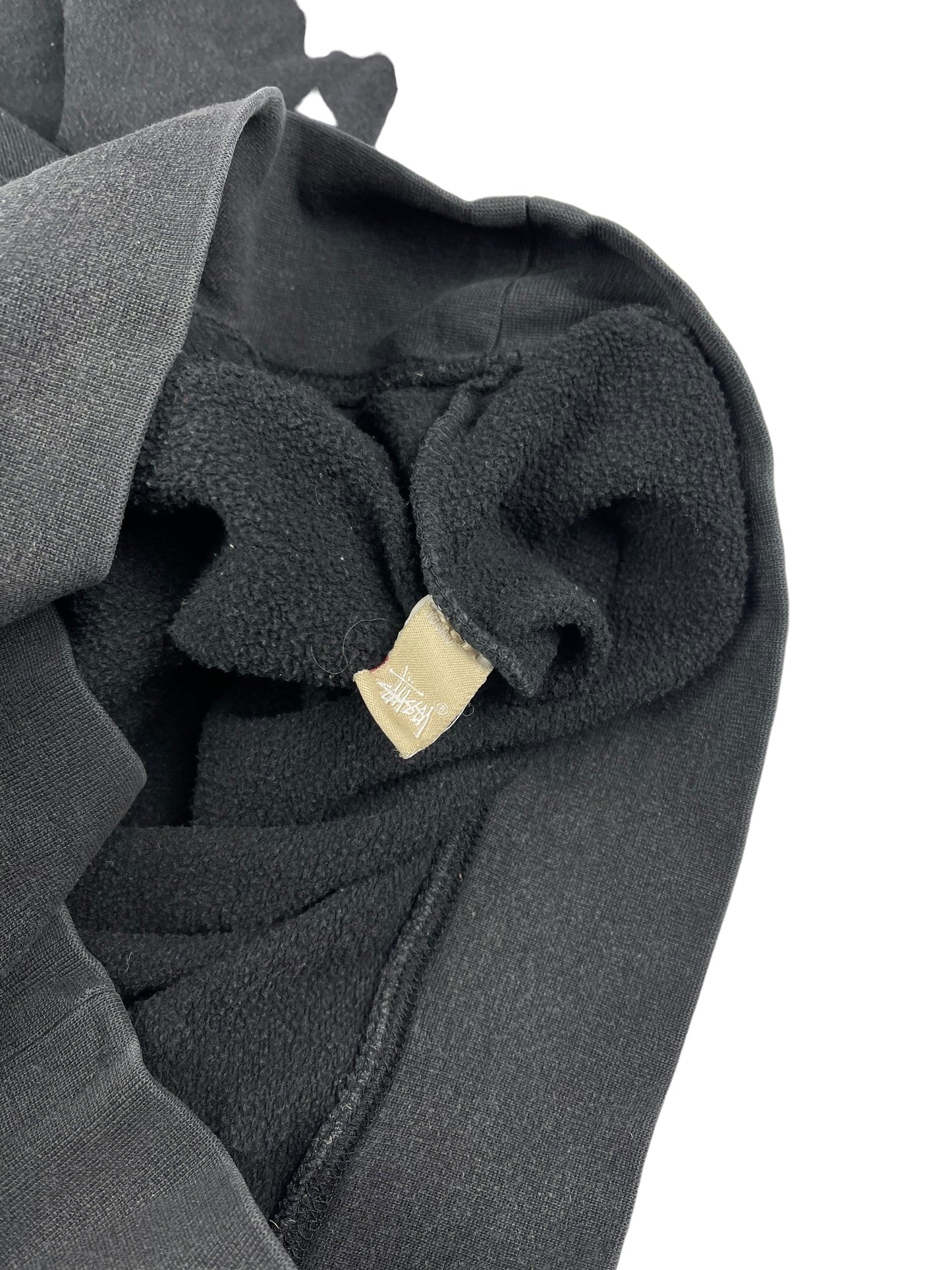 Stussy black pullover hoodie