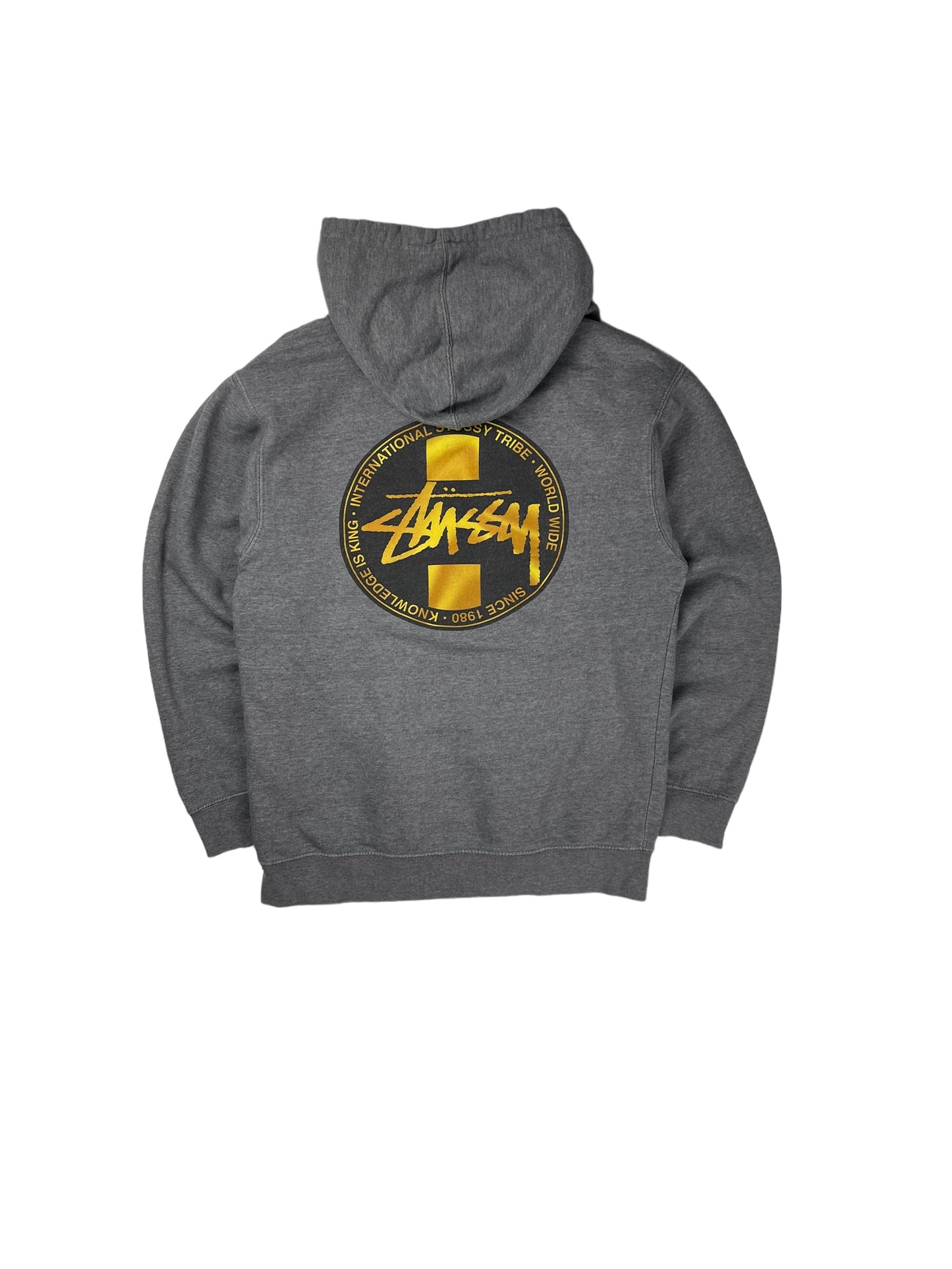 Stussy grey pullover hoodie