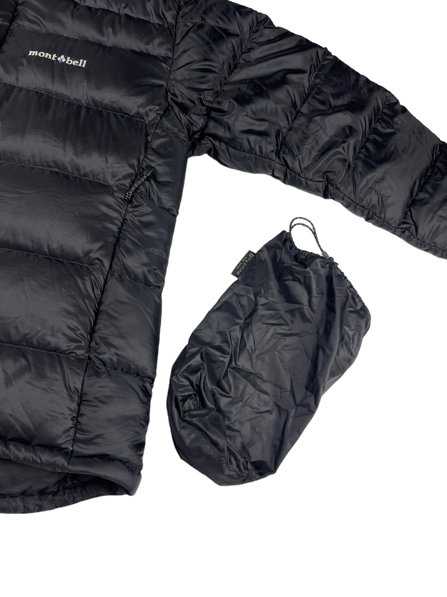 Montbell black down puffer jacket