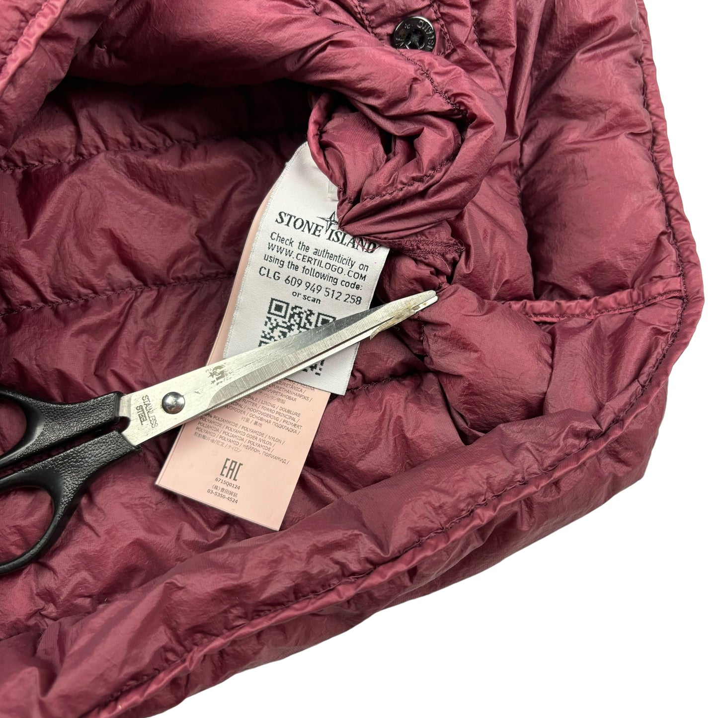 Stone island garment dyed down puffer overshirt jacket