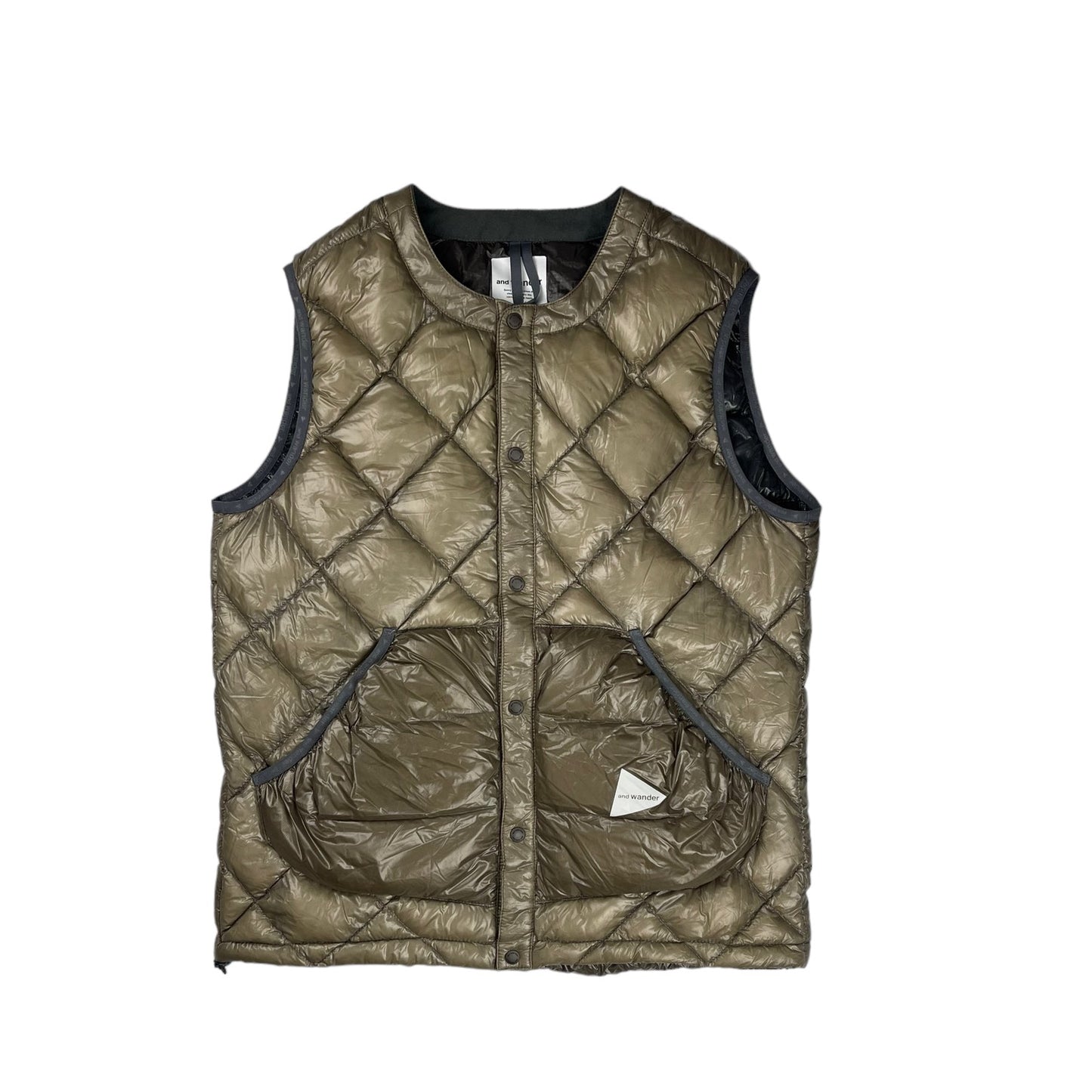 And wander diamond stitch down gilet